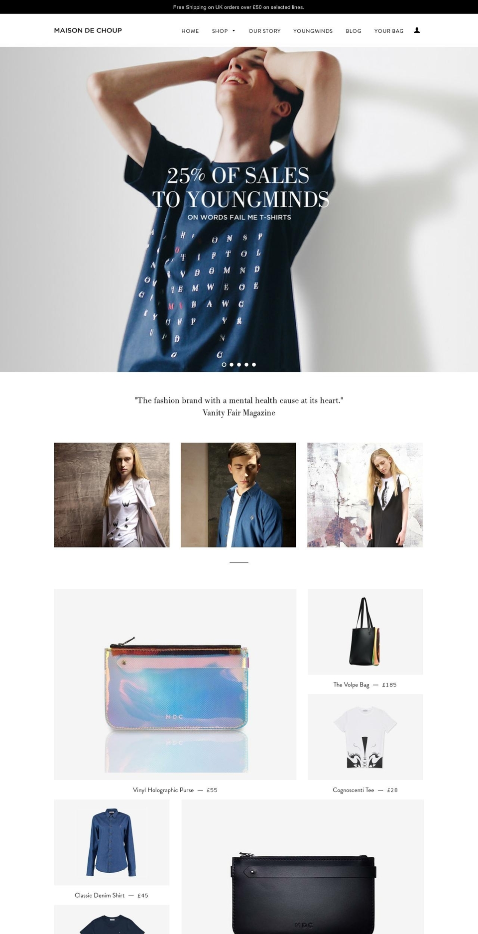 maisondechoup.com shopify website screenshot