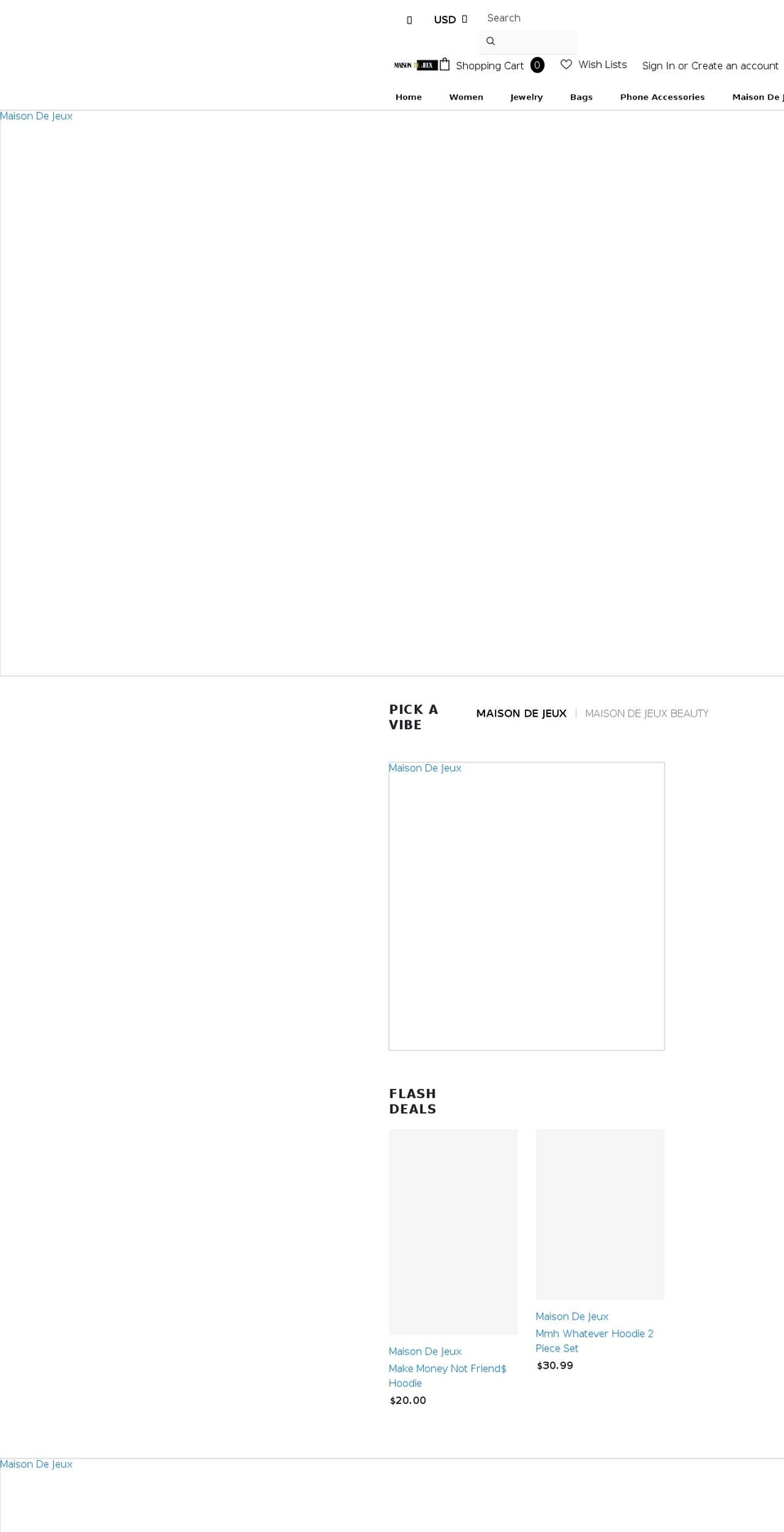maisondejeux.com shopify website screenshot