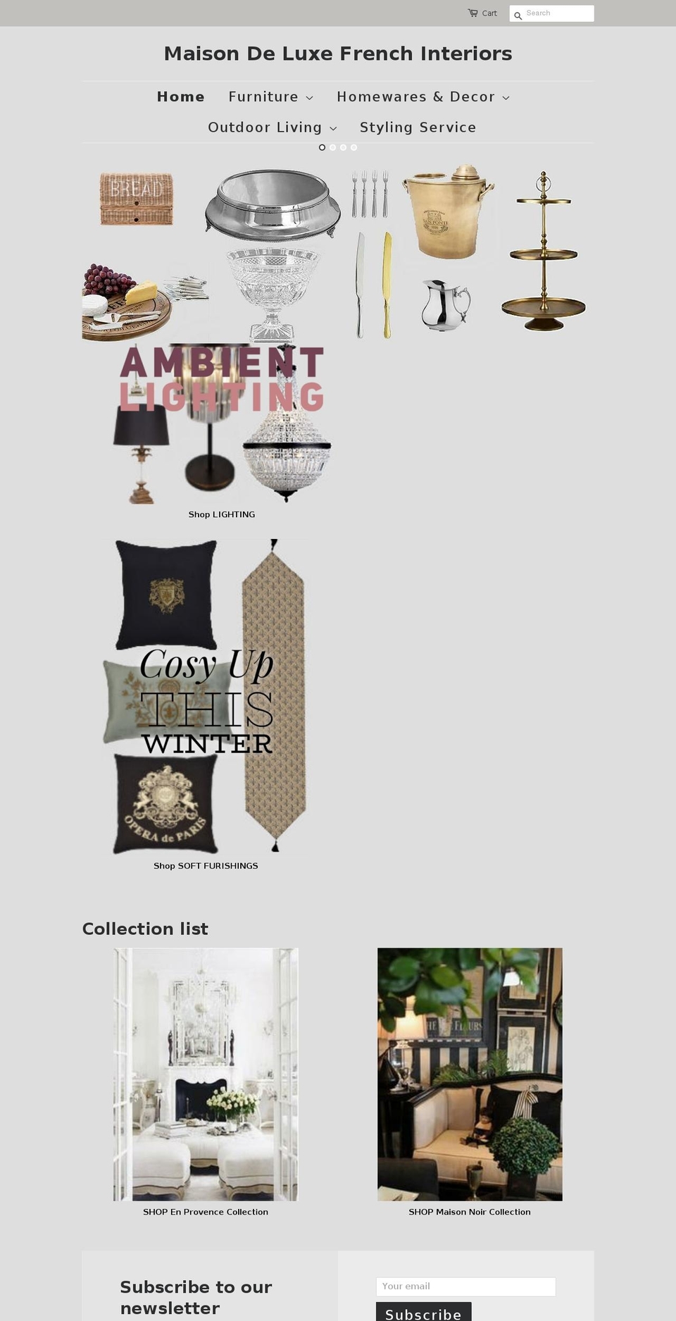 maisondeluxe.com.au shopify website screenshot