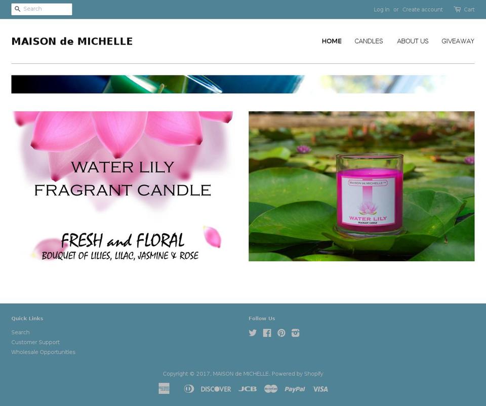 maisondemichelle.com shopify website screenshot