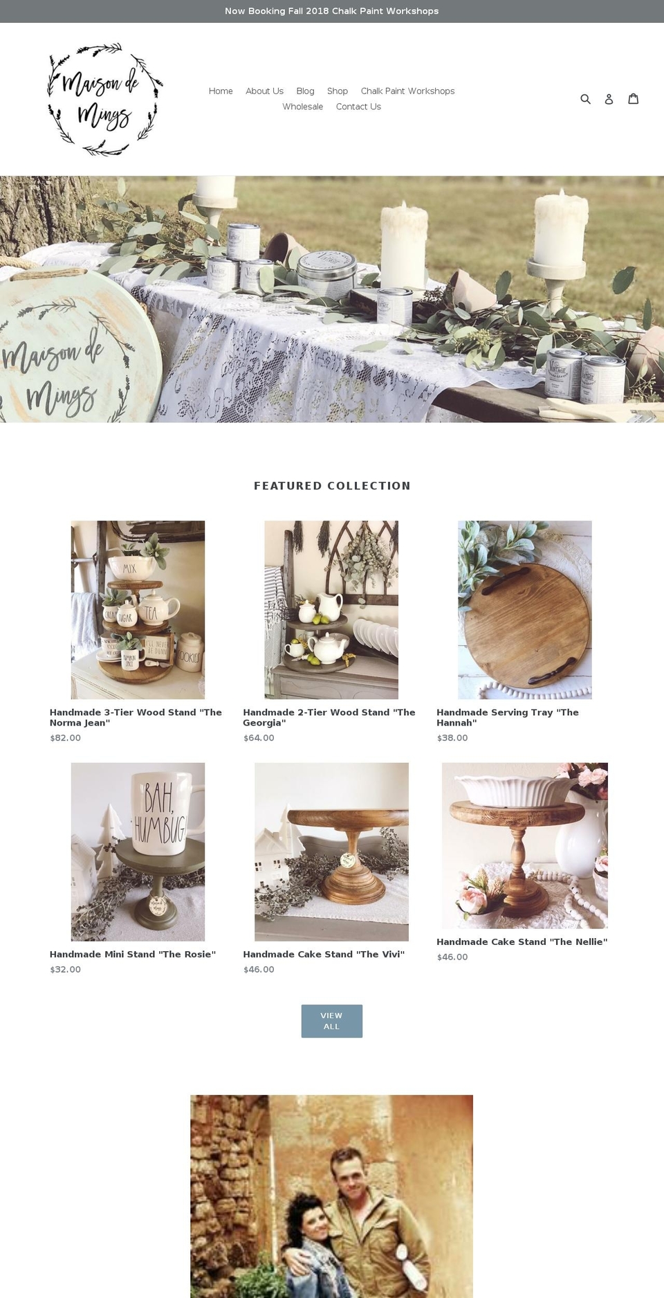 maisondemings.com shopify website screenshot