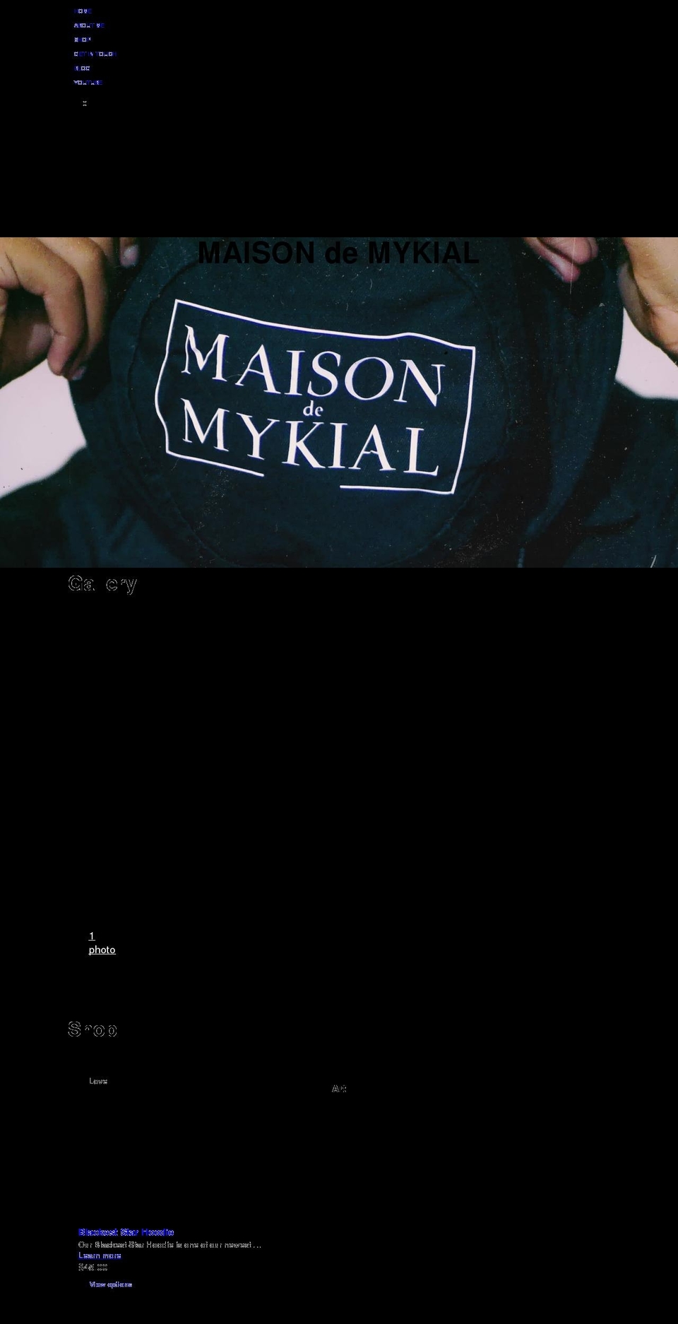 maisondemykial.com shopify website screenshot