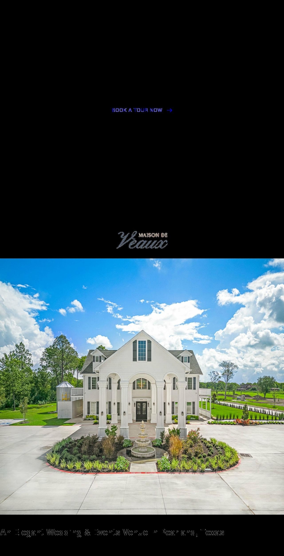 maisondeveaux.com shopify website screenshot