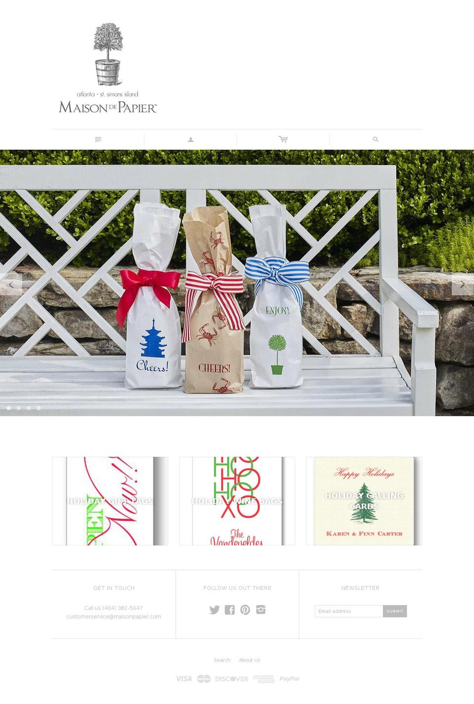 maisondupapier.com — Shopify storefront screenshot
