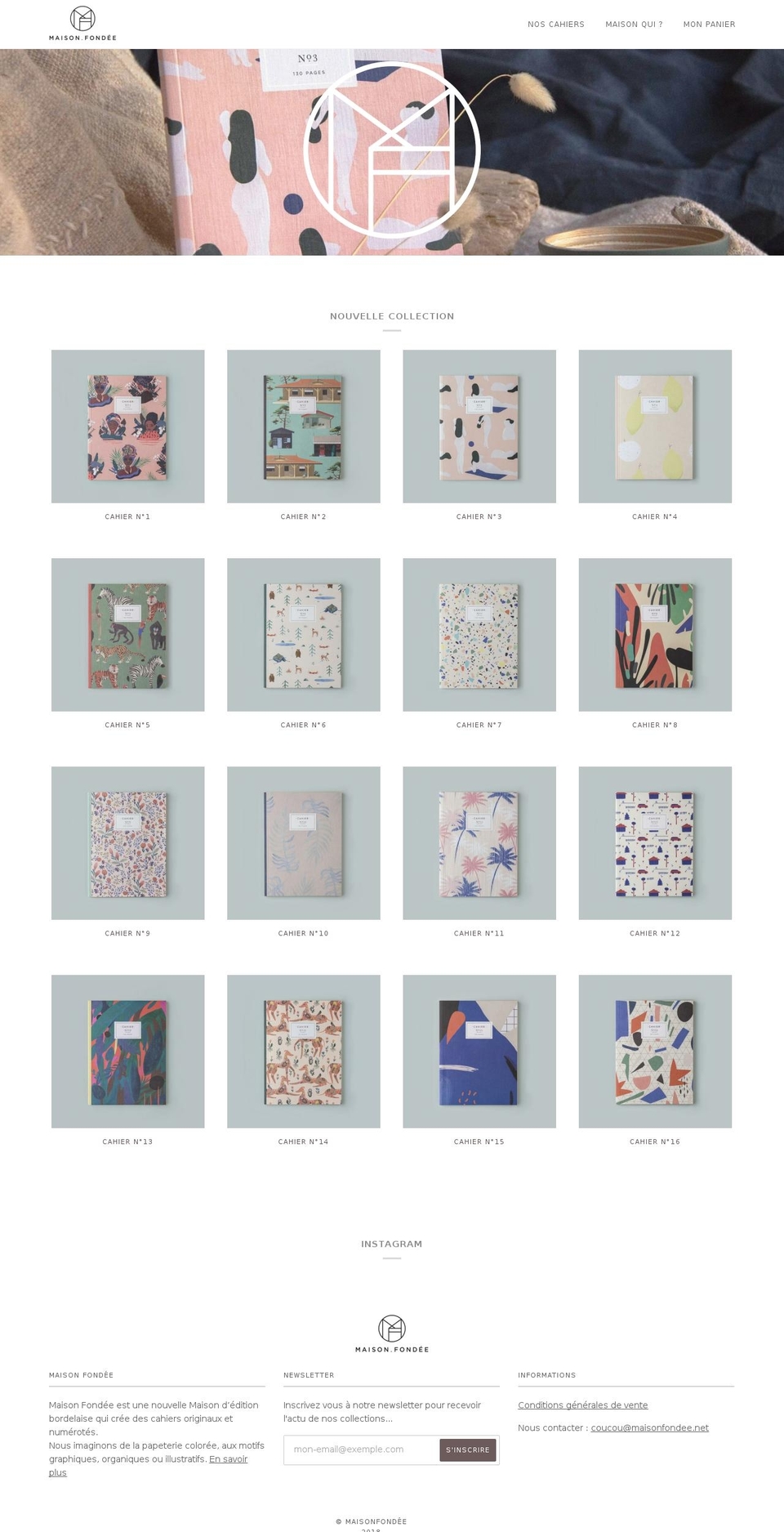 maisonfondee.net shopify website screenshot