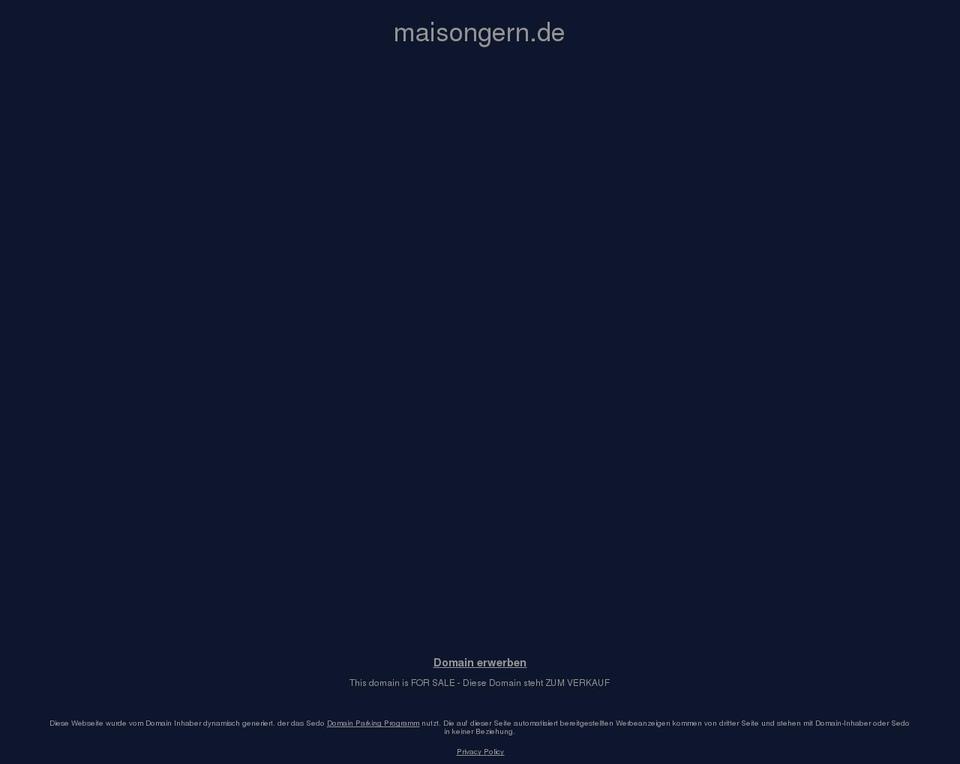 maisongern.de shopify website screenshot