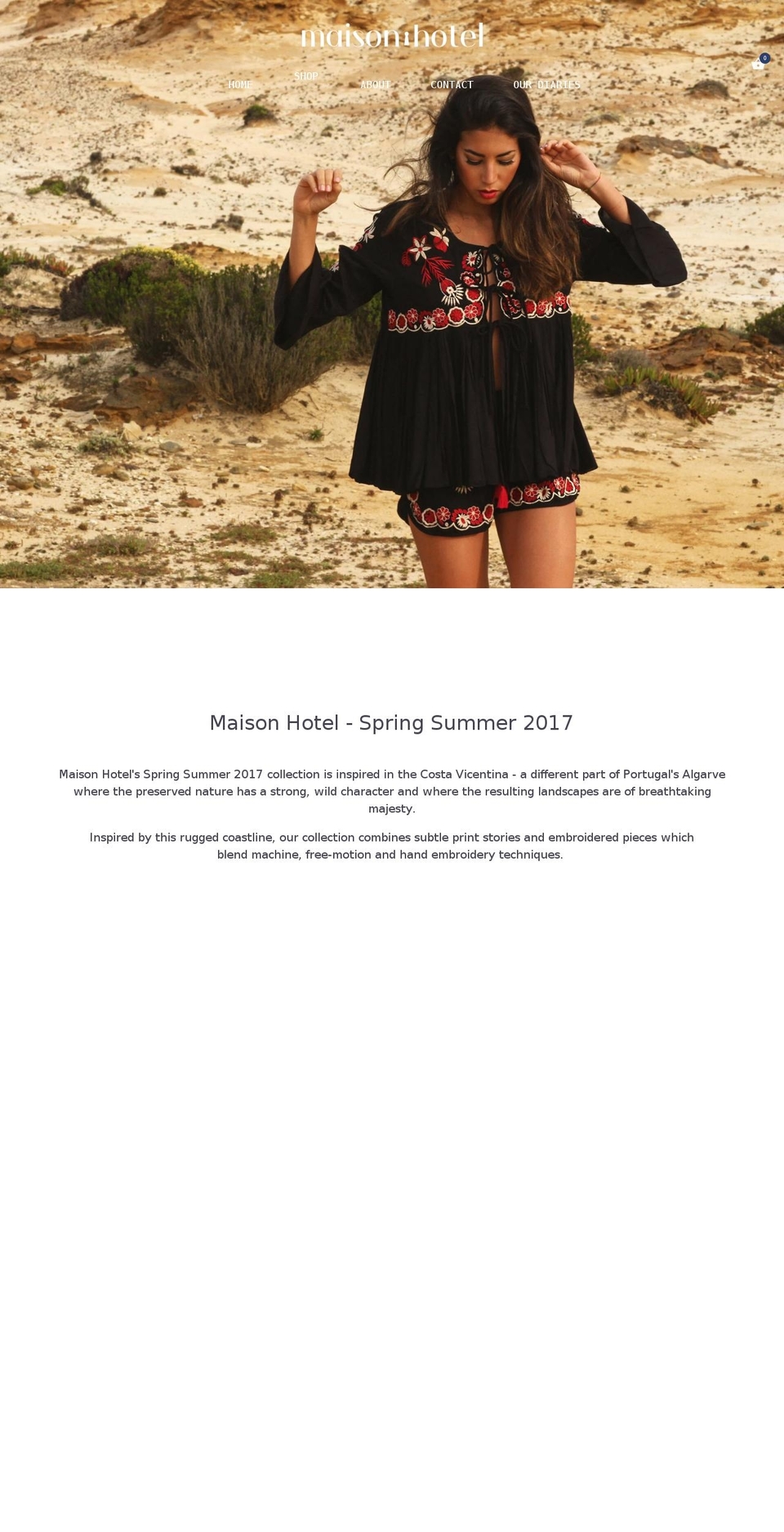 maisonh.com shopify website screenshot