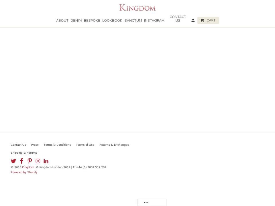 maisonkingdom.com shopify website screenshot