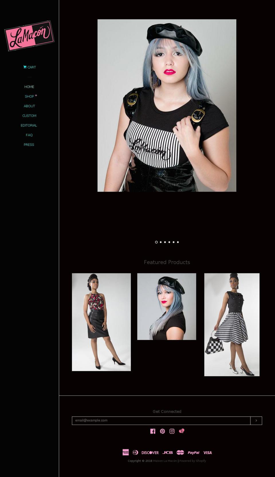 maisonlamacon.com shopify website screenshot