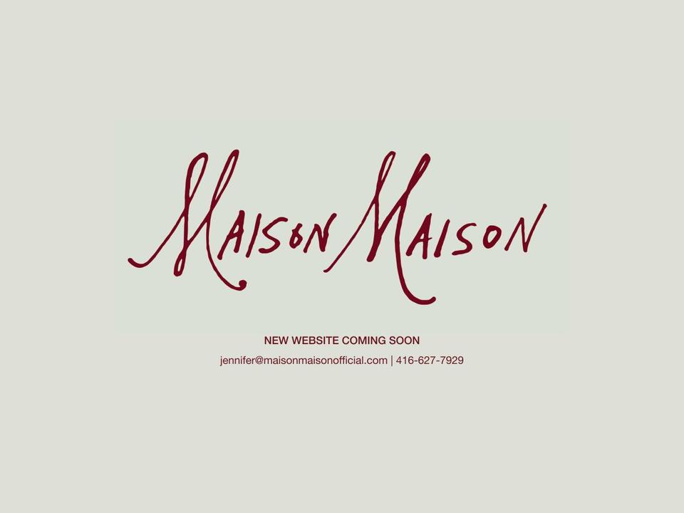 maisonmaisonofficial.ca shopify website screenshot