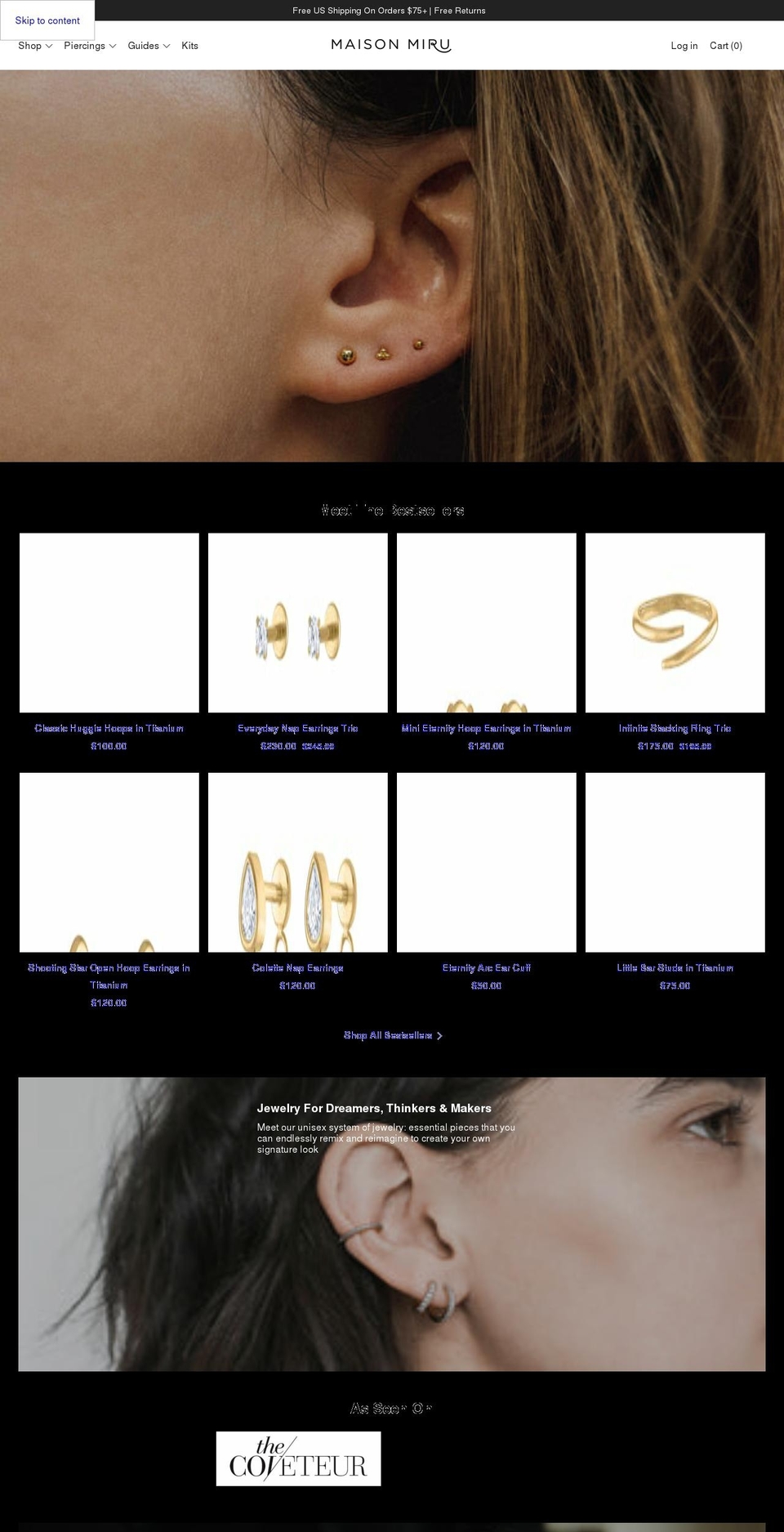 maisonmaru.com — Shopify storefront screenshot