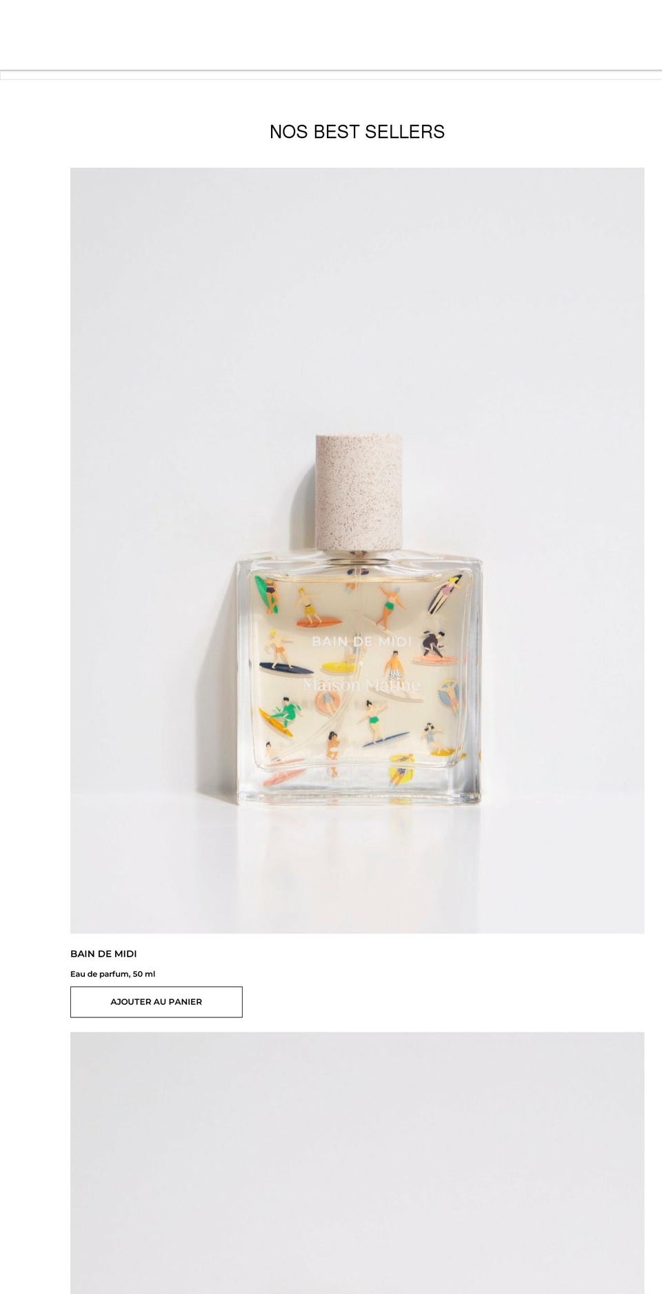 maisonmatine.com shopify website screenshot