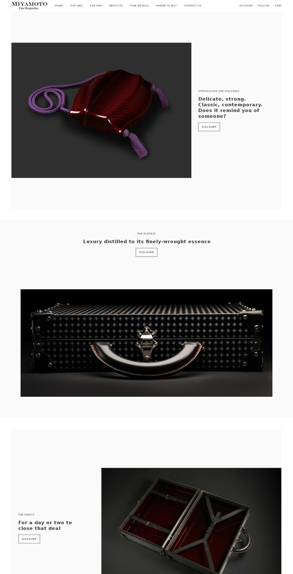 maisonmiyamoto.com shopify website screenshot