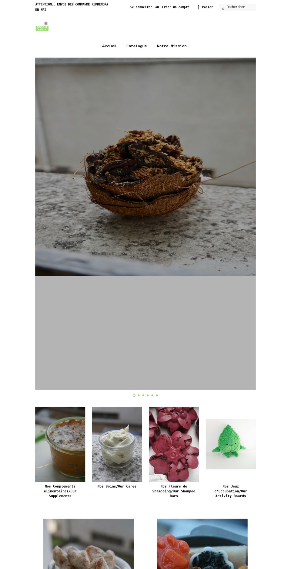 maisonmuseofnature.com shopify website screenshot