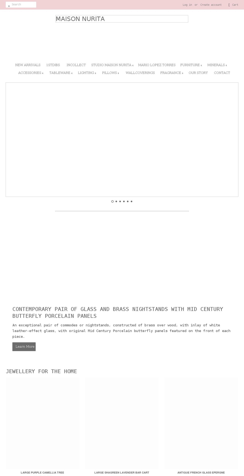 maisonnurita.com shopify website screenshot