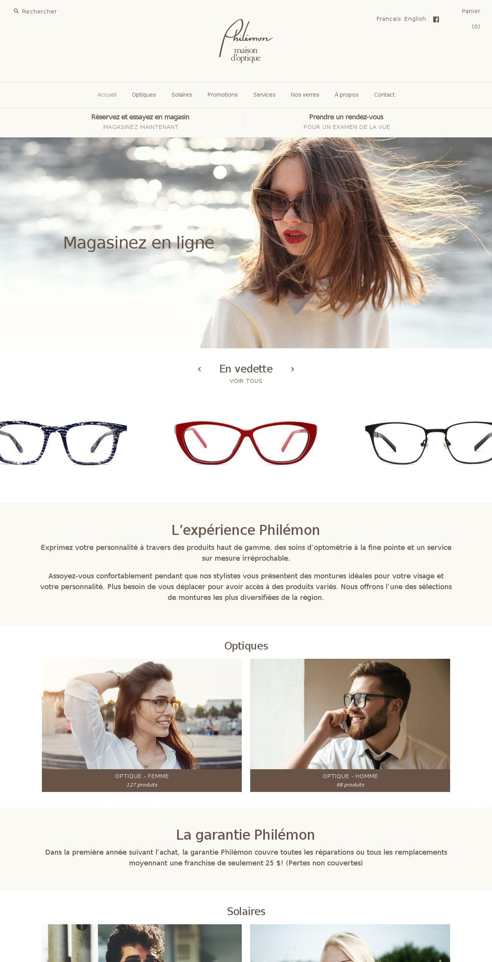 maisonphilemon.com shopify website screenshot