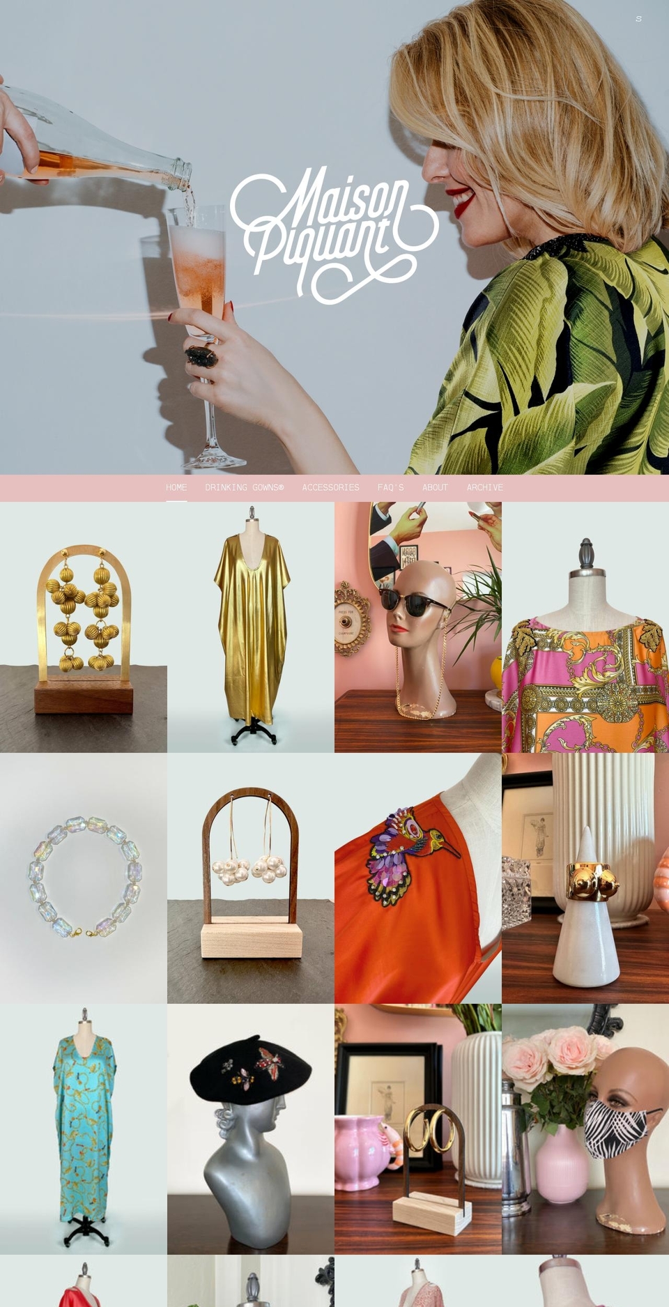 maisonpiquant.com shopify website screenshot