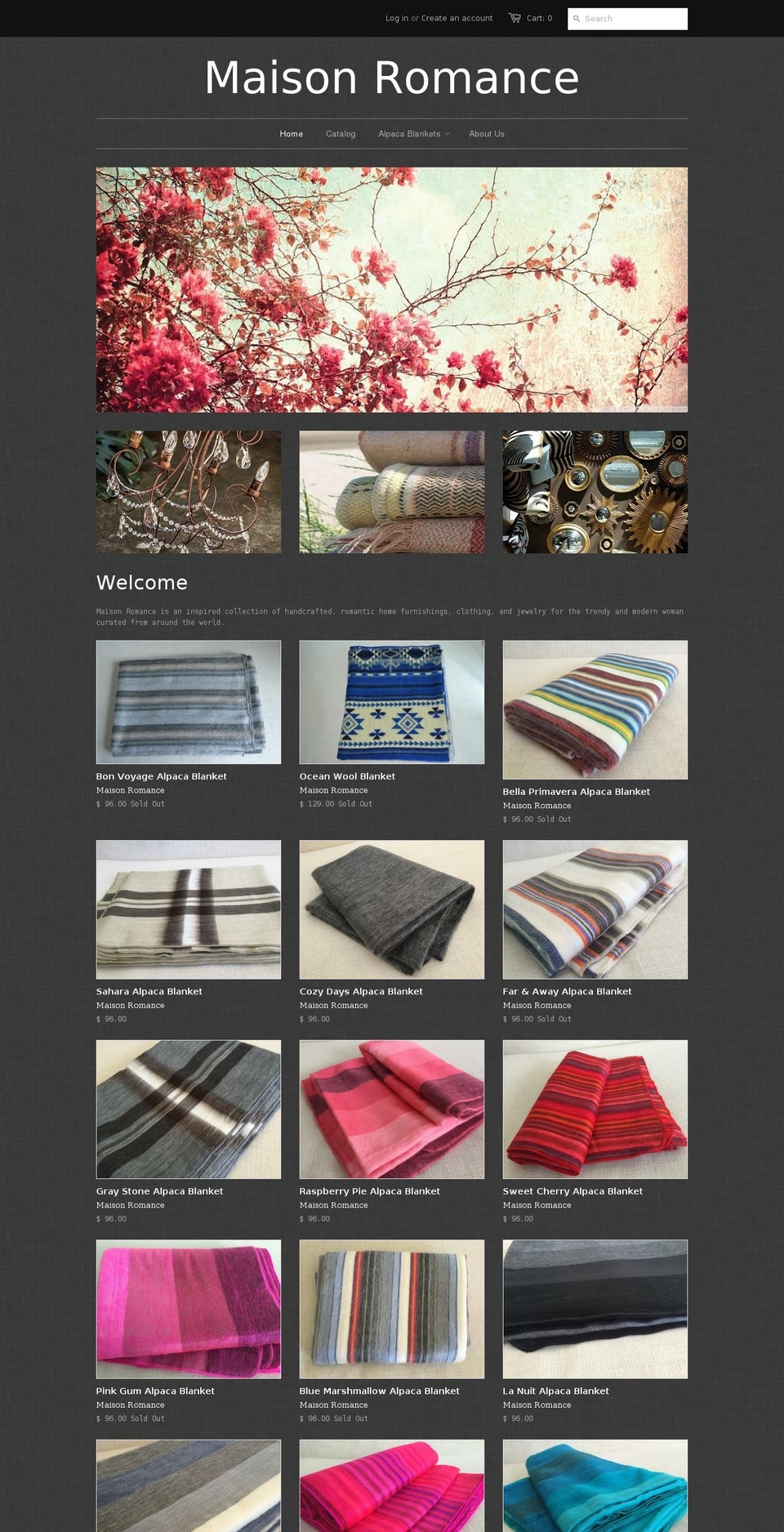 maisonromance.com shopify website screenshot