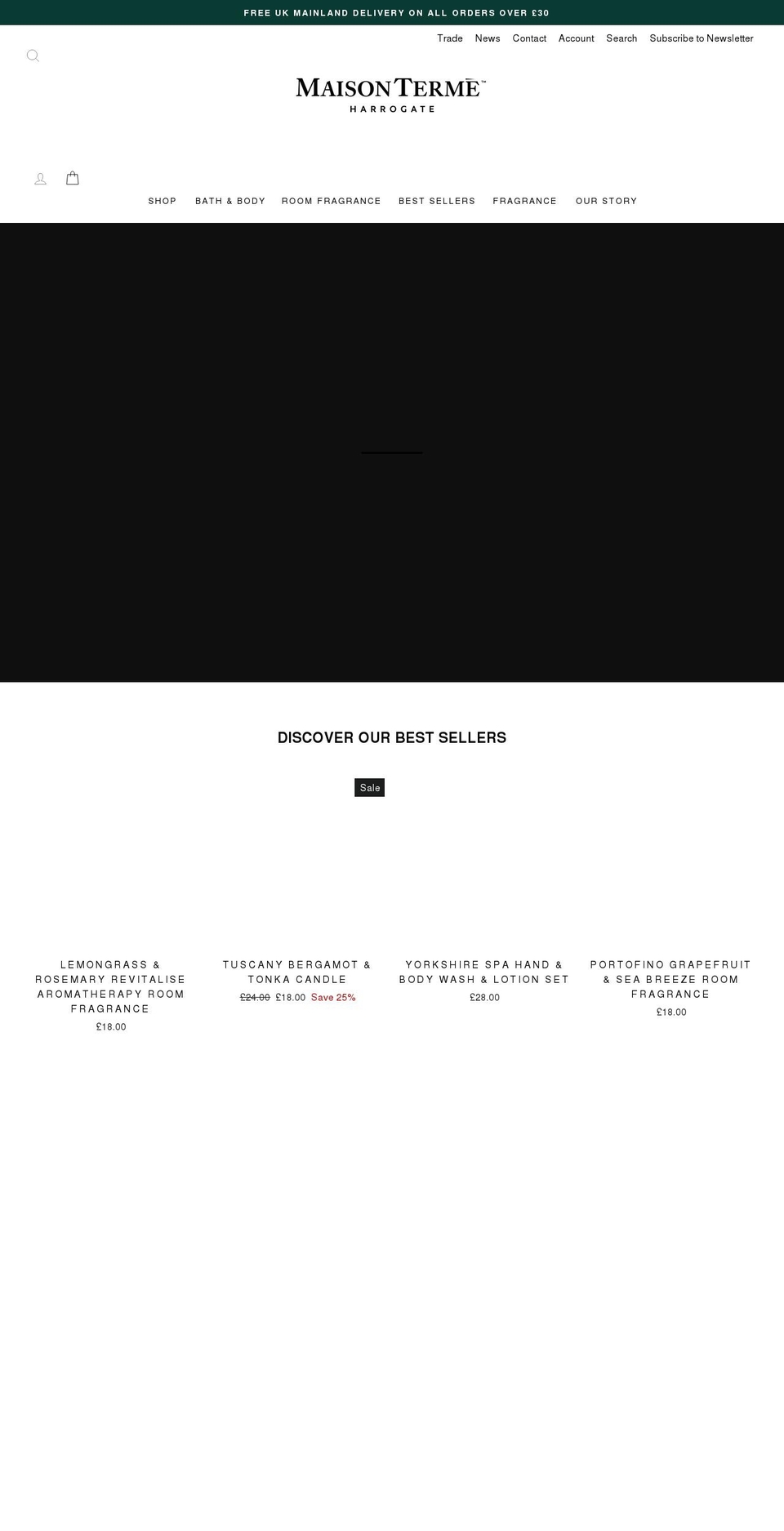 maisonterme.co.uk shopify website screenshot