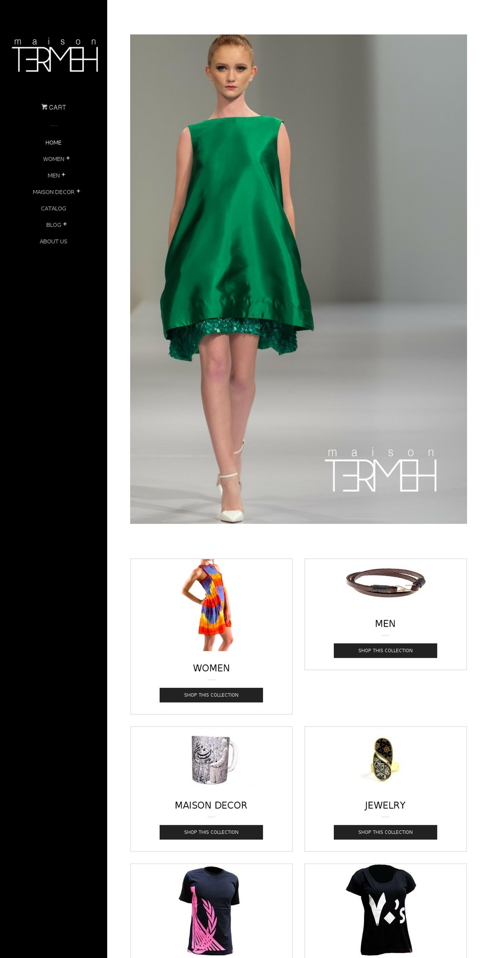 maisontermeh.com shopify website screenshot