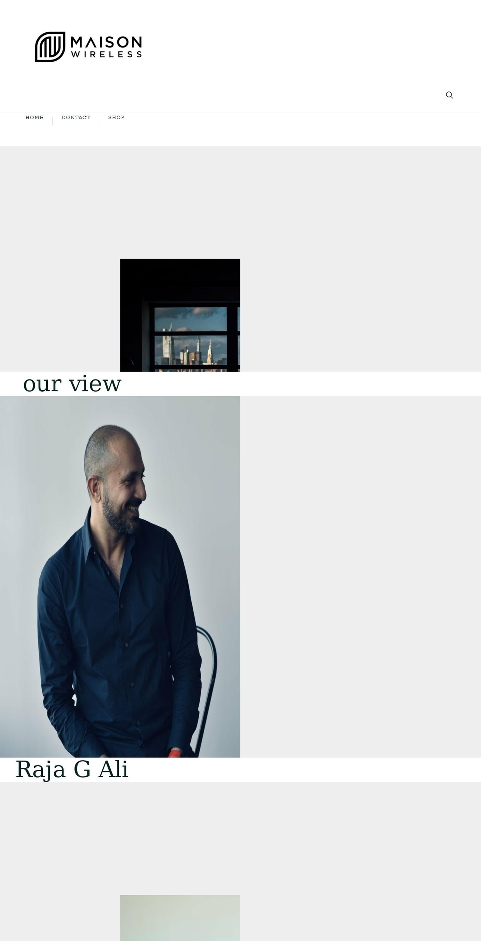 maisonwireless.com shopify website screenshot