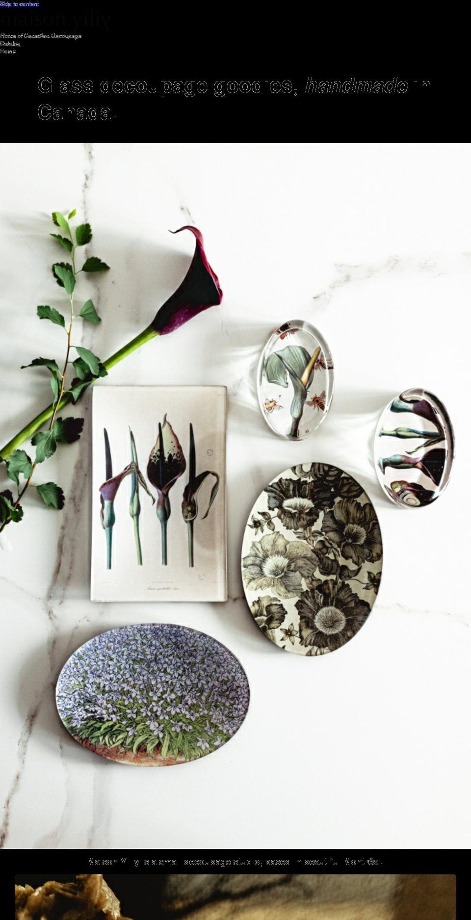 maisonyiliy.com shopify website screenshot