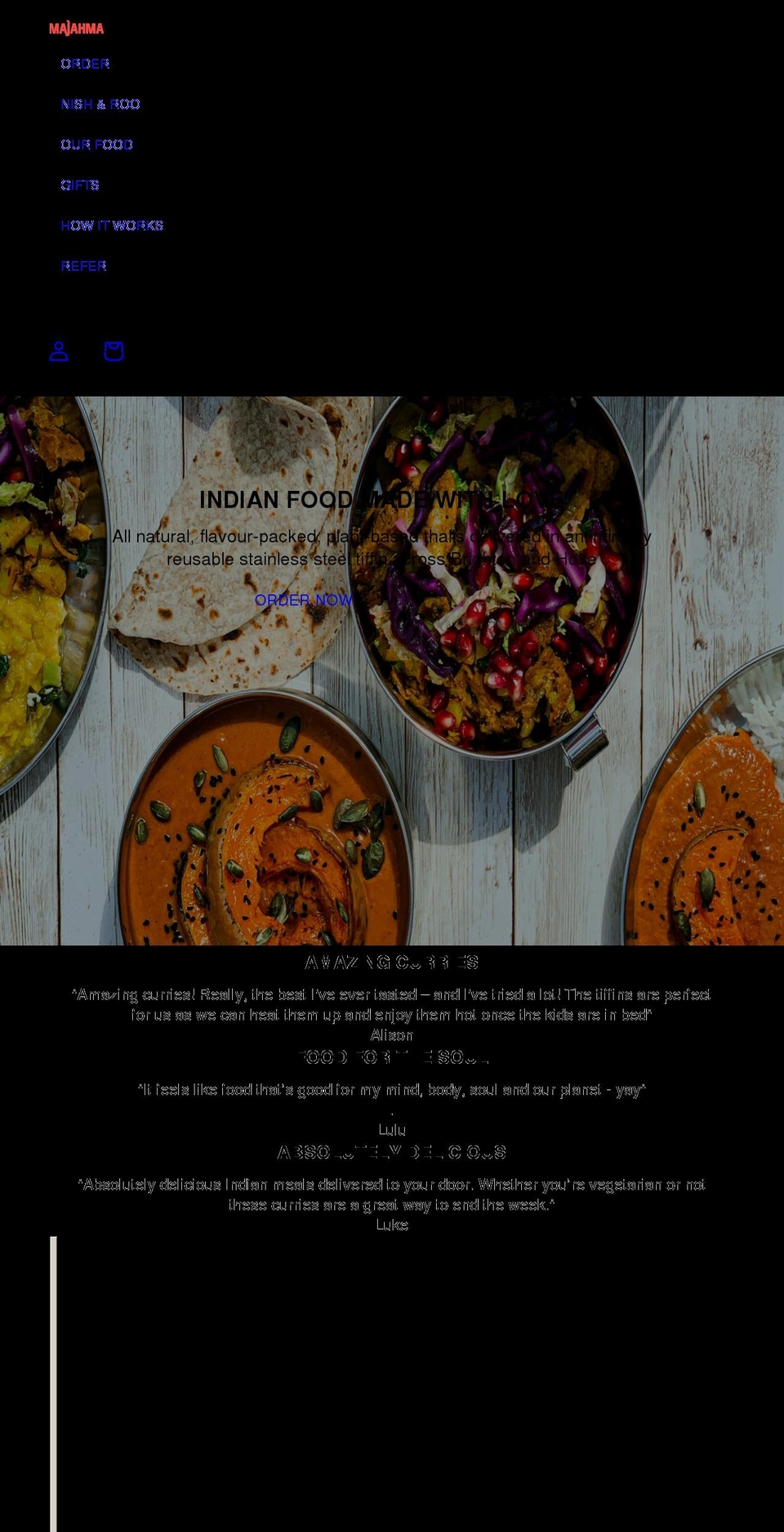 majahma.com shopify website screenshot