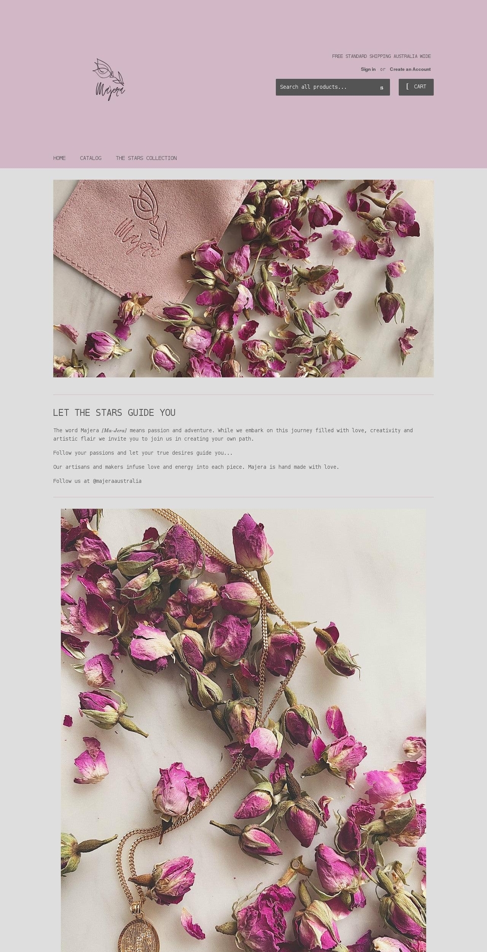 majera.com.au shopify website screenshot