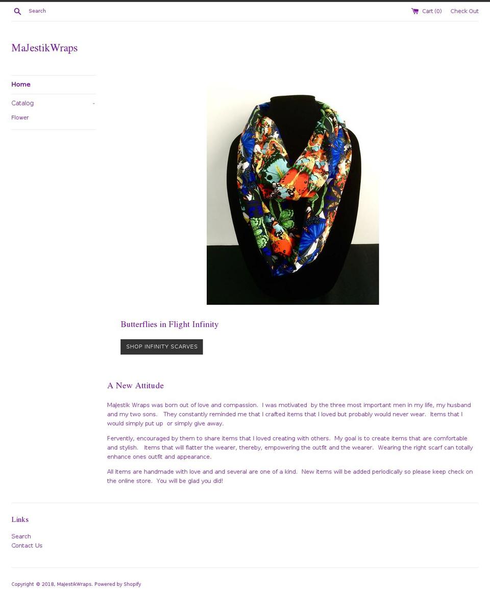 majestikwraps.com shopify website screenshot