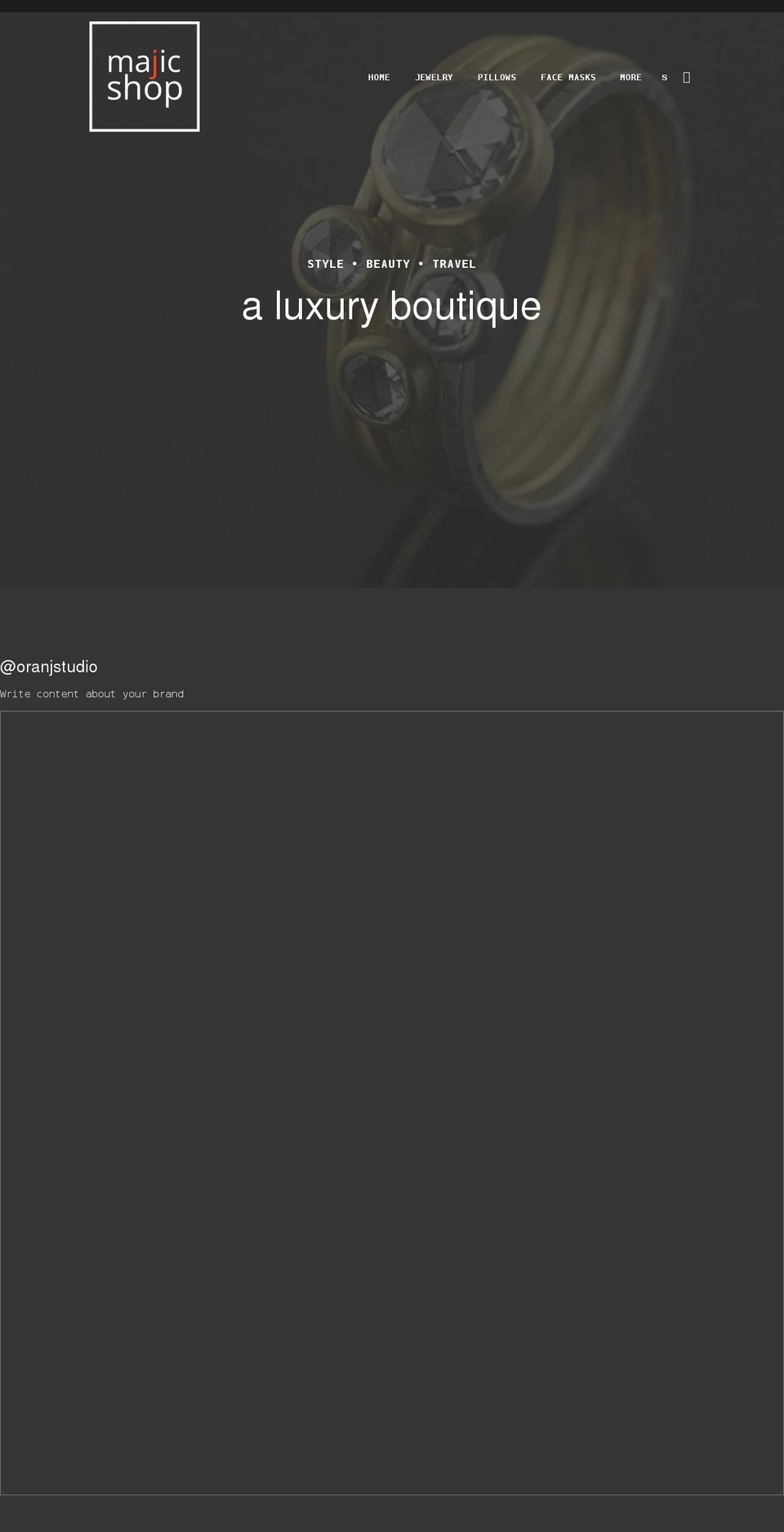 majicshop.com shopify website screenshot