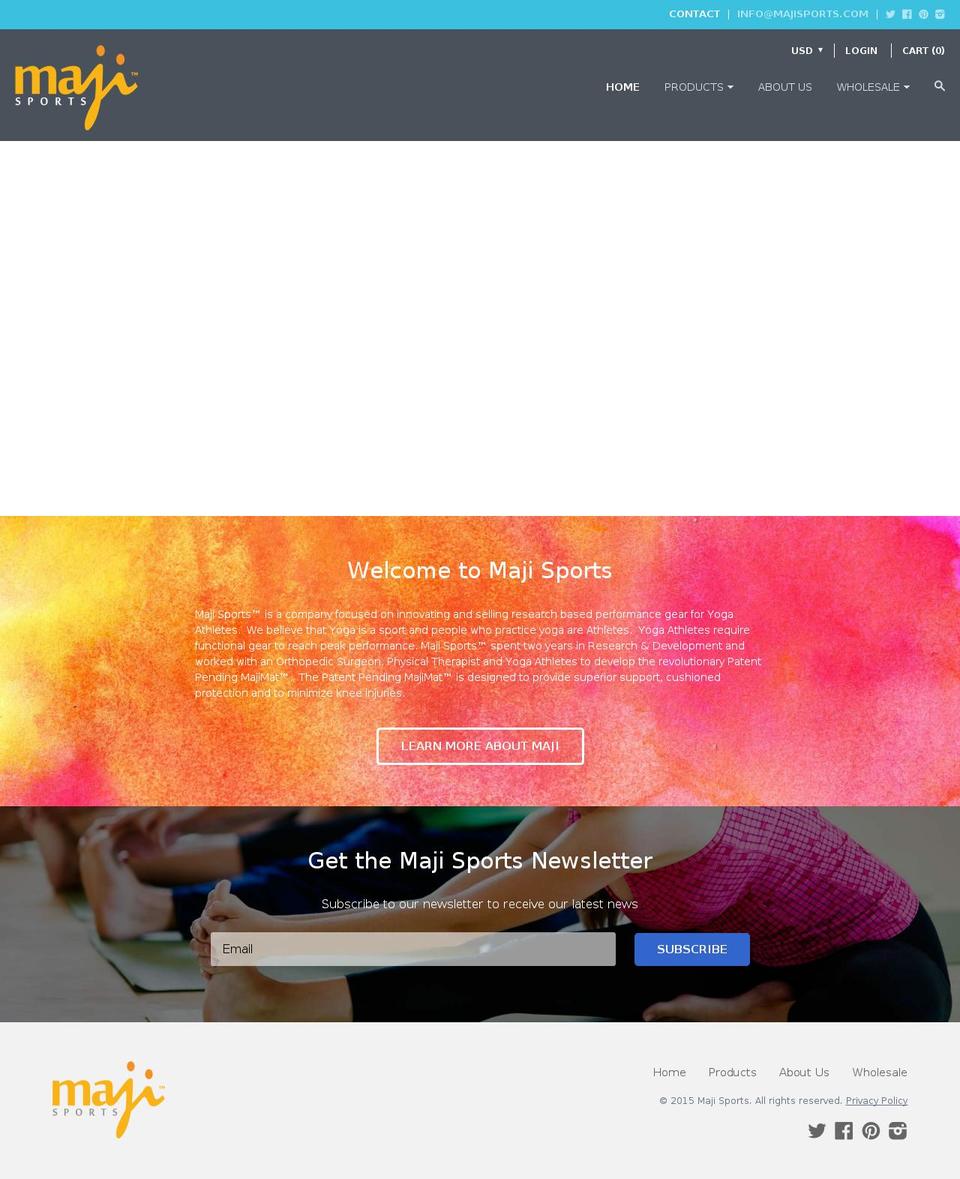 majisports.net shopify website screenshot