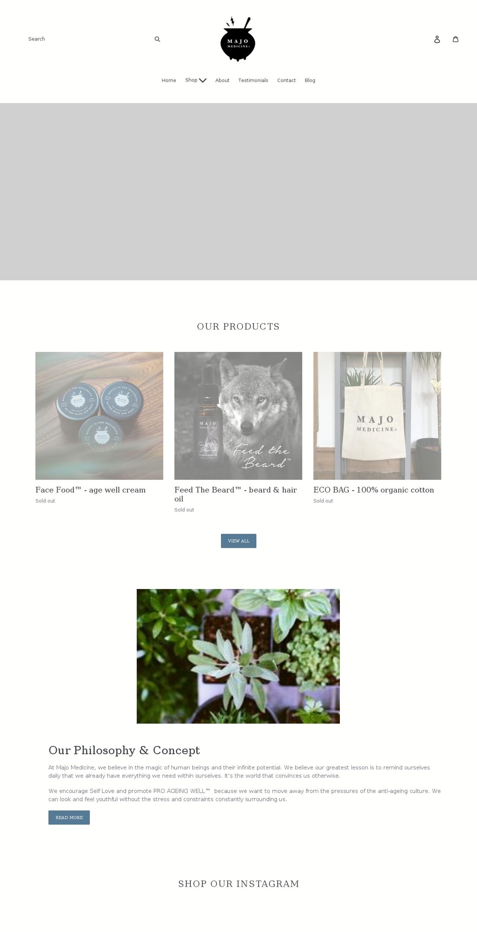 majomedicine.com shopify website screenshot