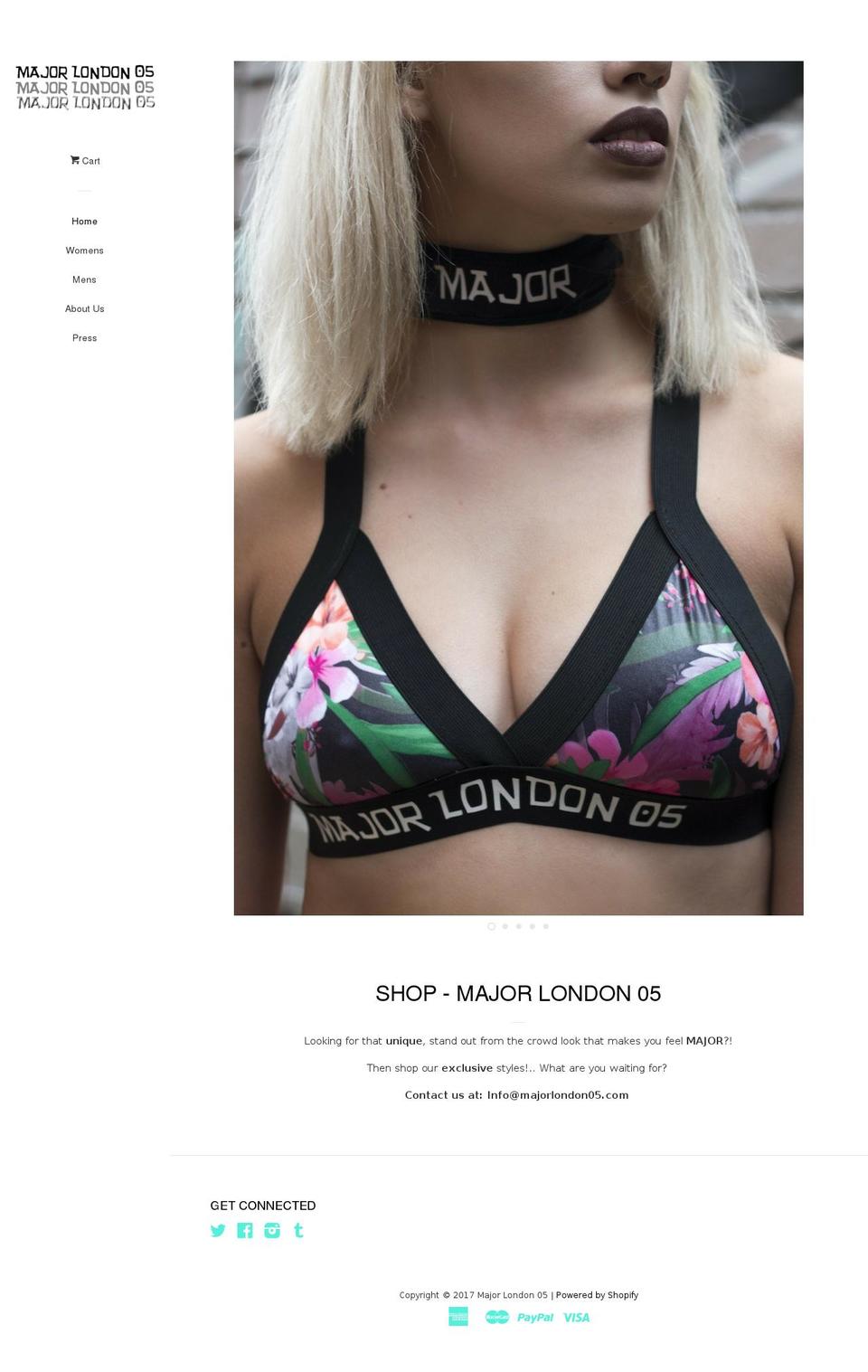majorlondon05.com shopify website screenshot