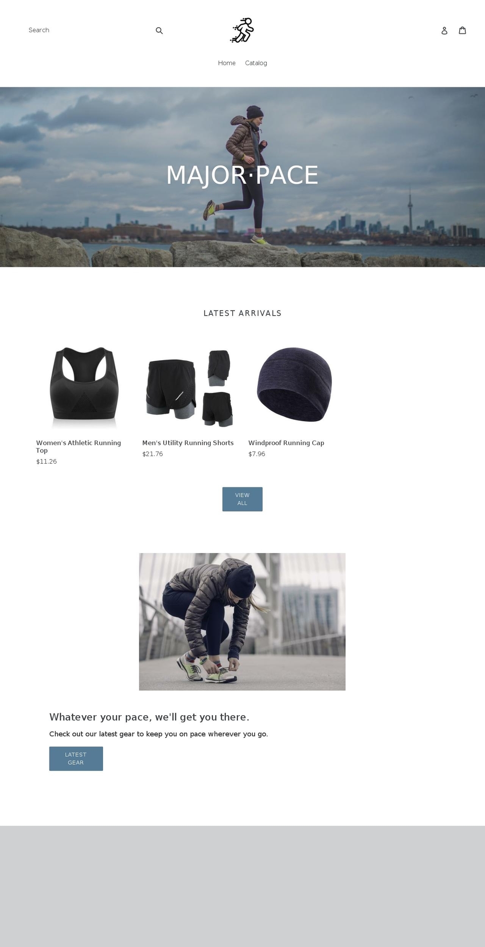 majorpace.com — Shopify storefront screenshot