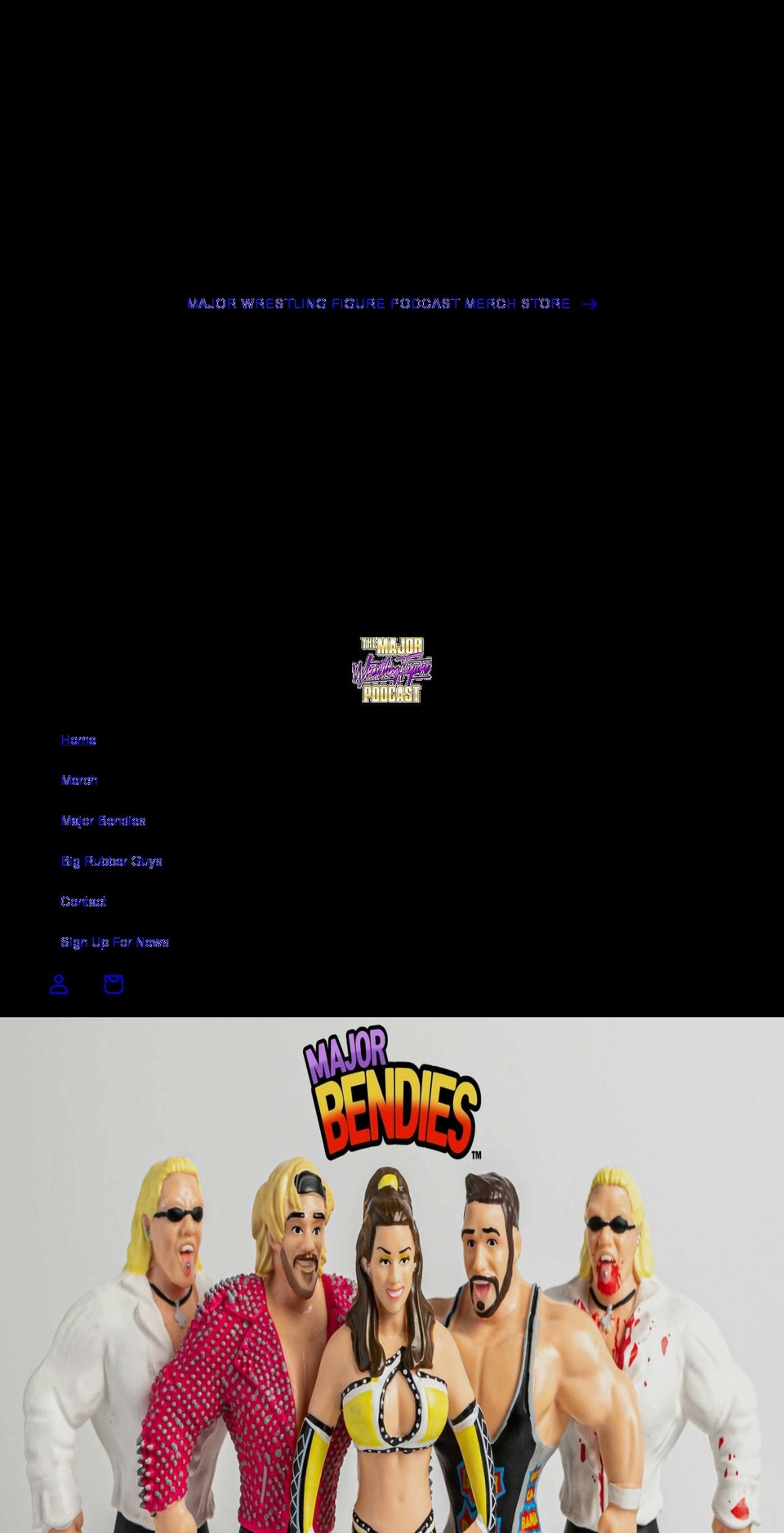 majorpodmerch.com shopify website screenshot