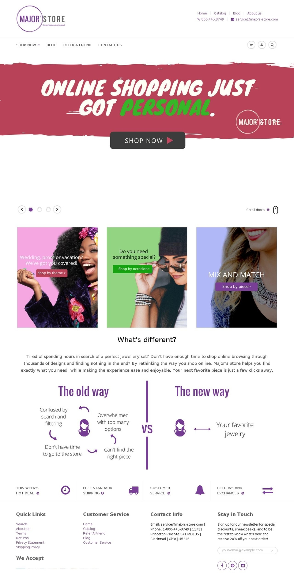 majors-store.com shopify website screenshot