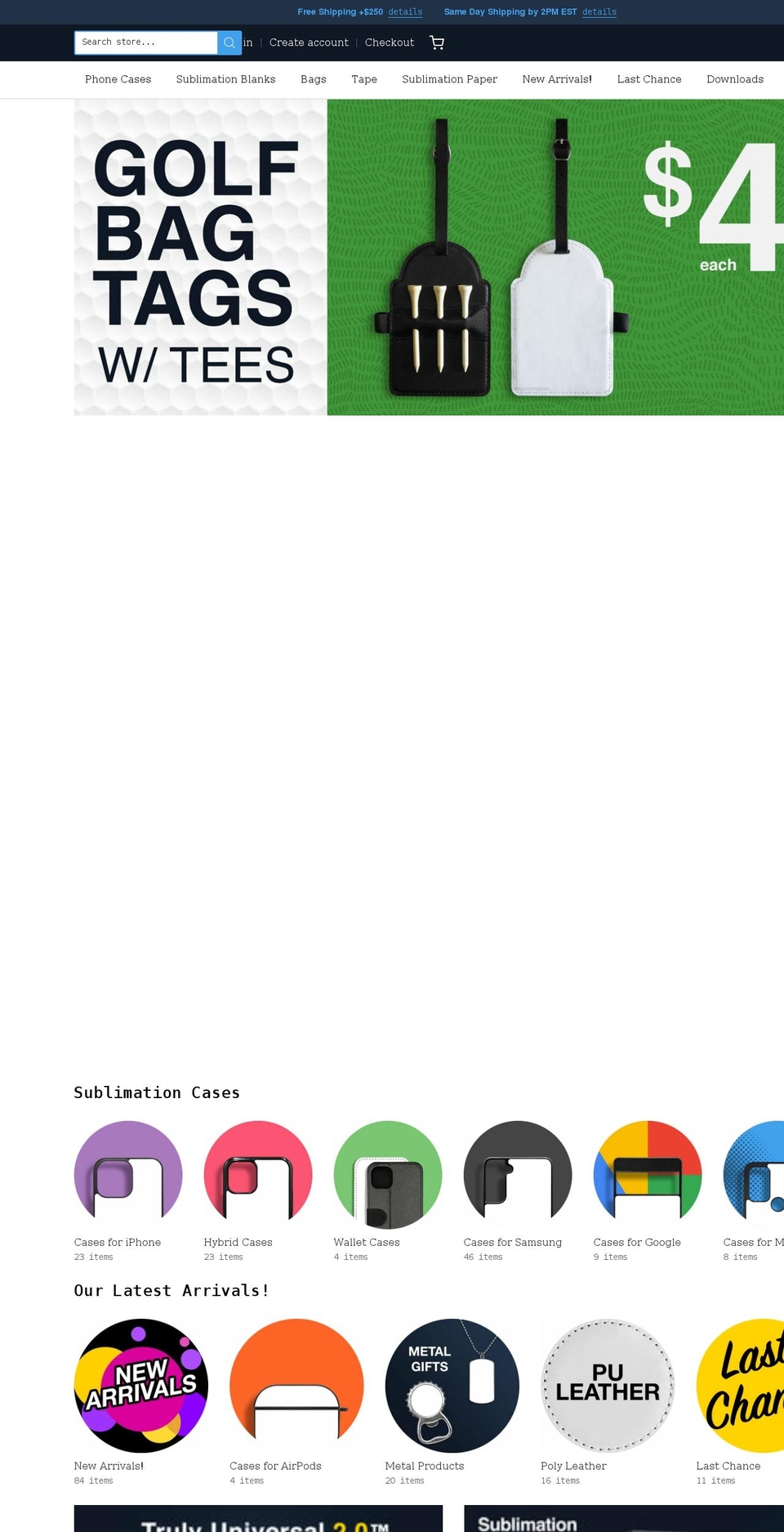 majorsublimation.com shopify website screenshot