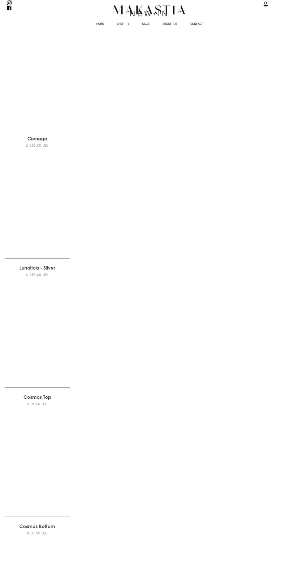 makastia.com shopify website screenshot