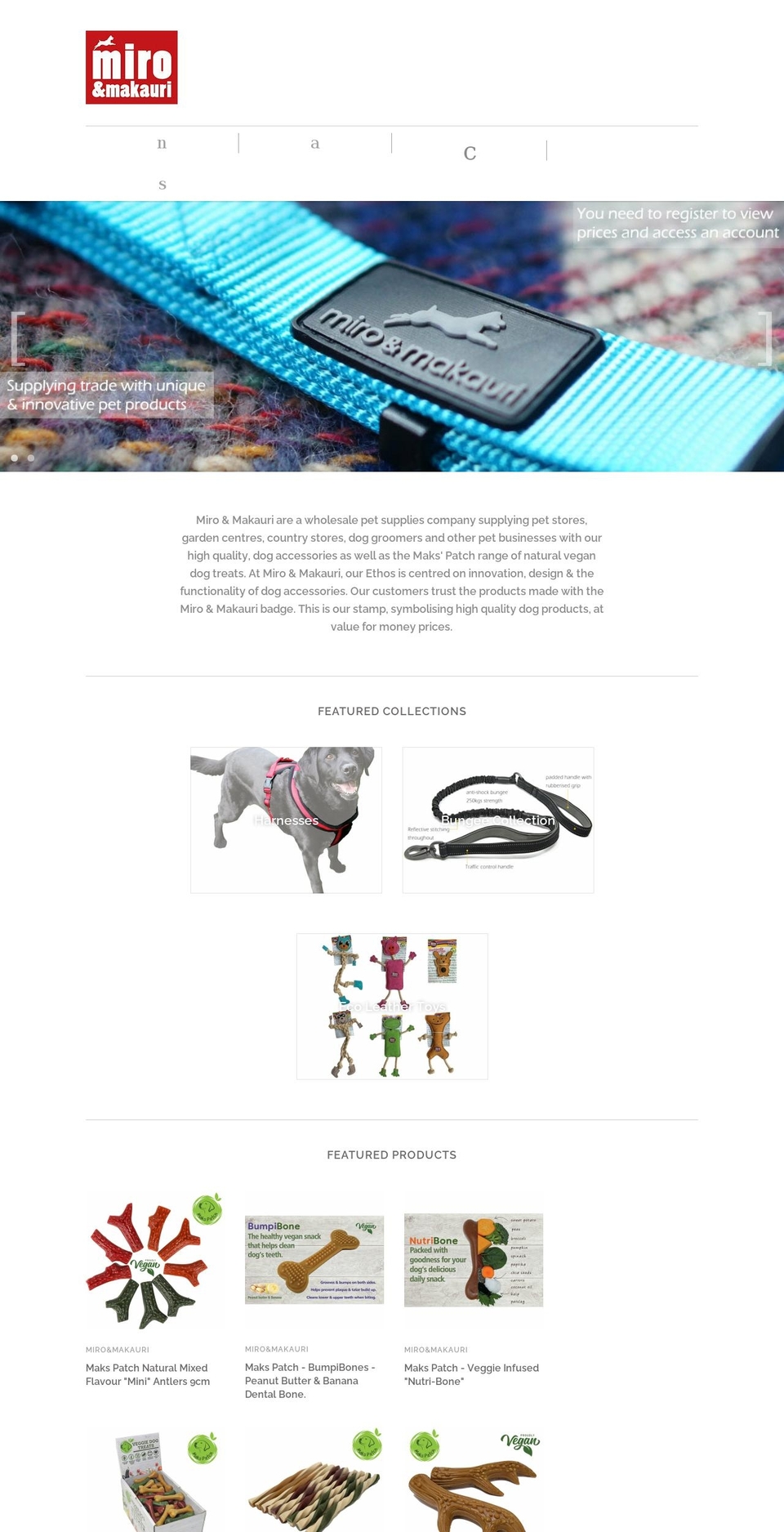 makauri.co.uk shopify website screenshot