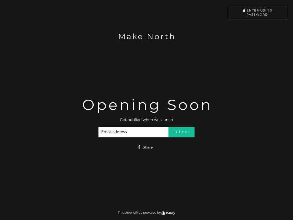 make-north.com shopify website screenshot