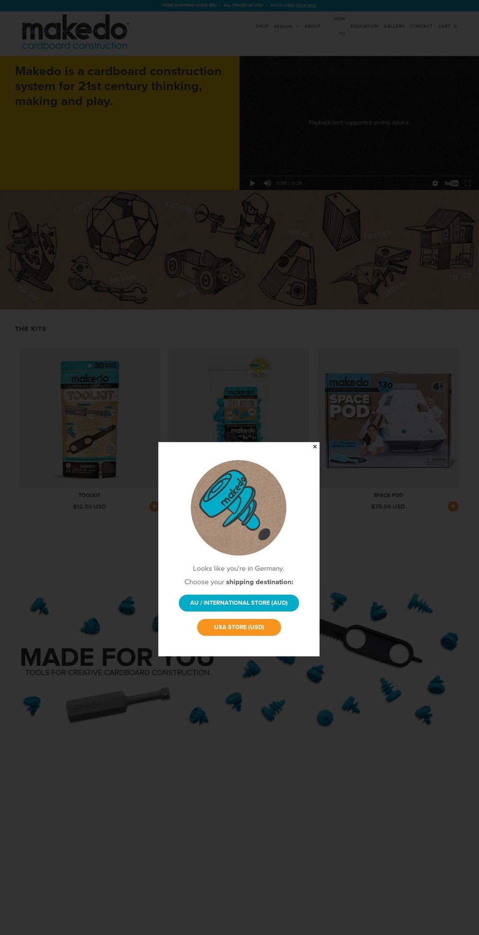 Makedo - v.. Shopify theme site example make.do