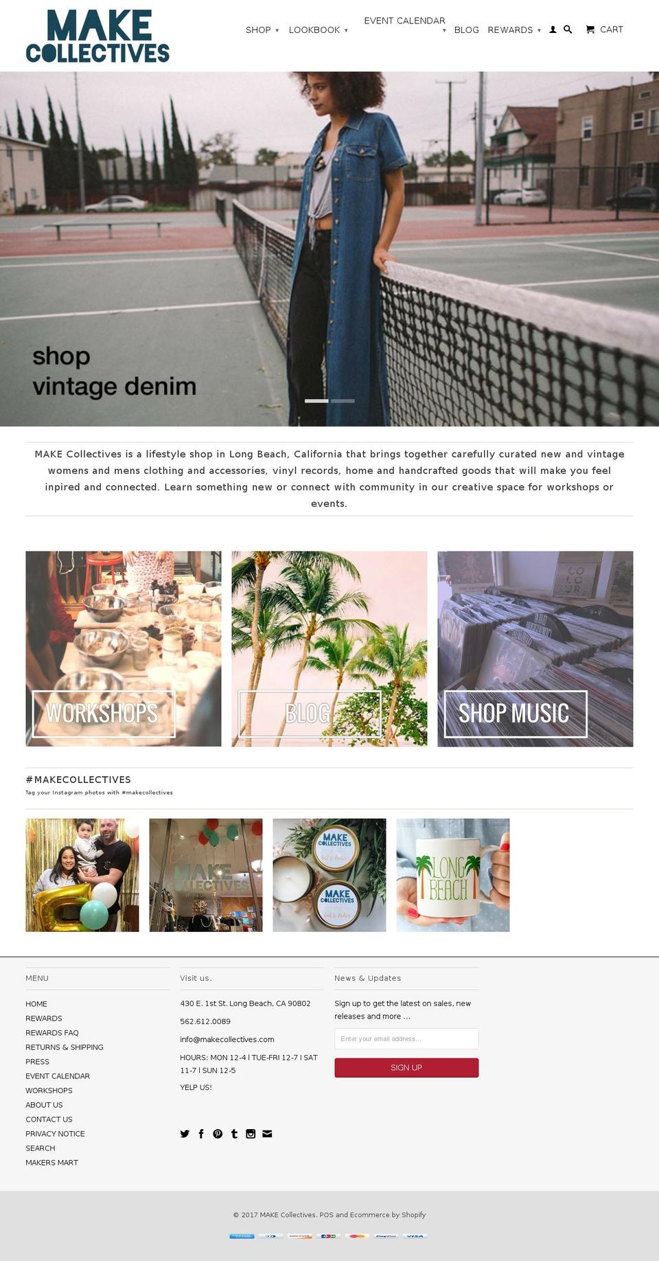 makecollectives.com shopify website screenshot