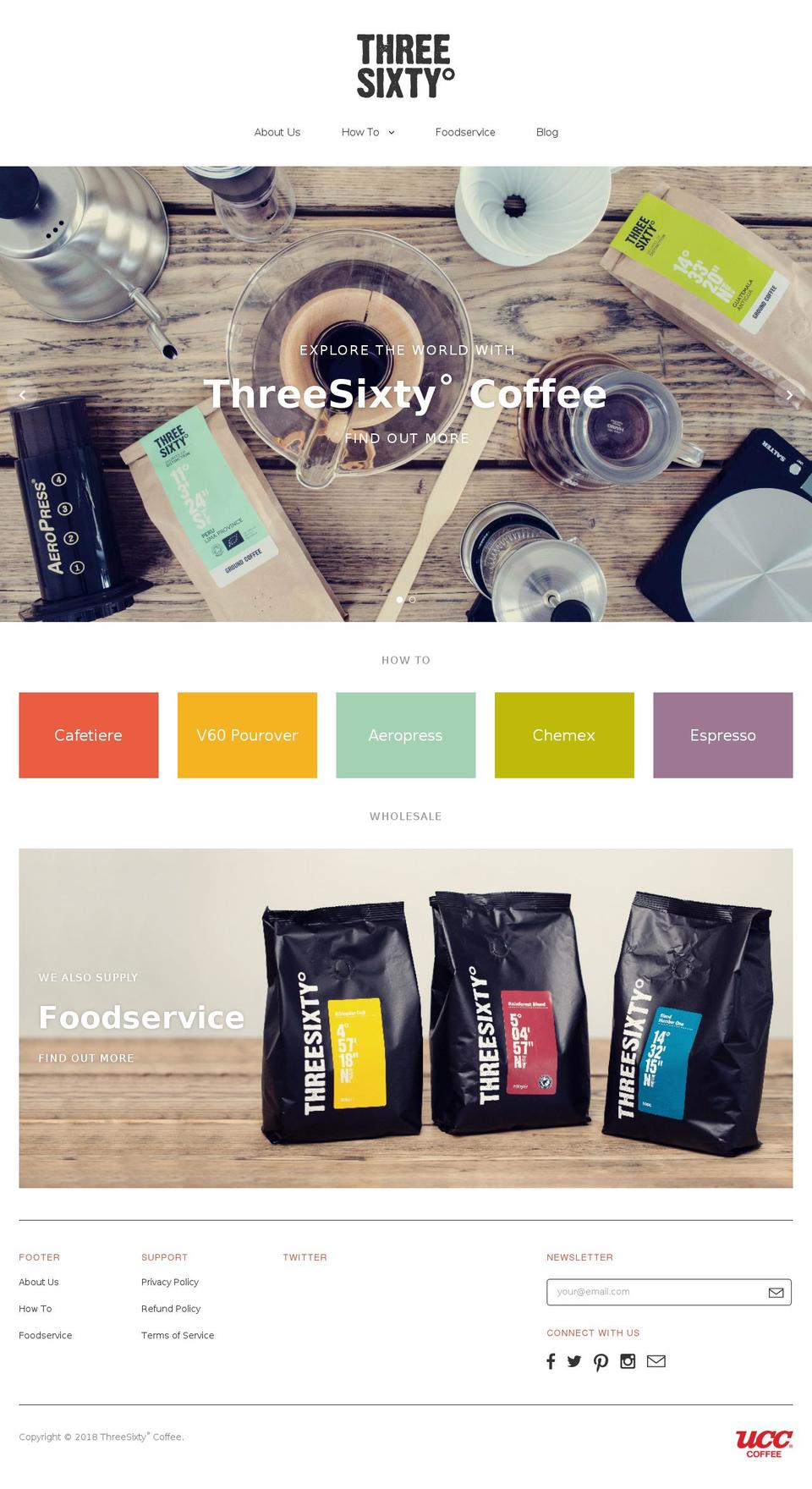 makedecentcoffee.com — Shopify storefront screenshot