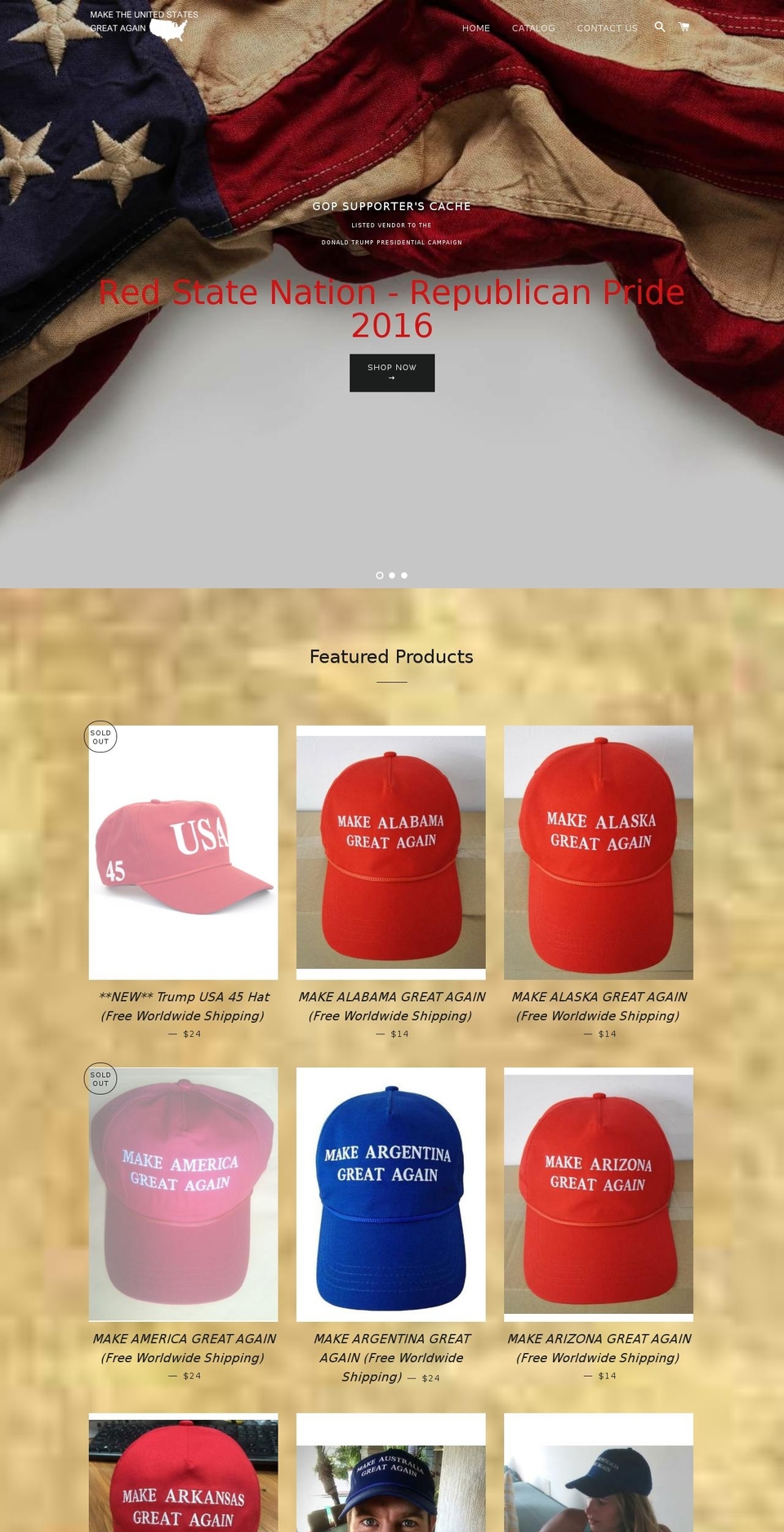 makefloridagreatagain.com shopify website screenshot