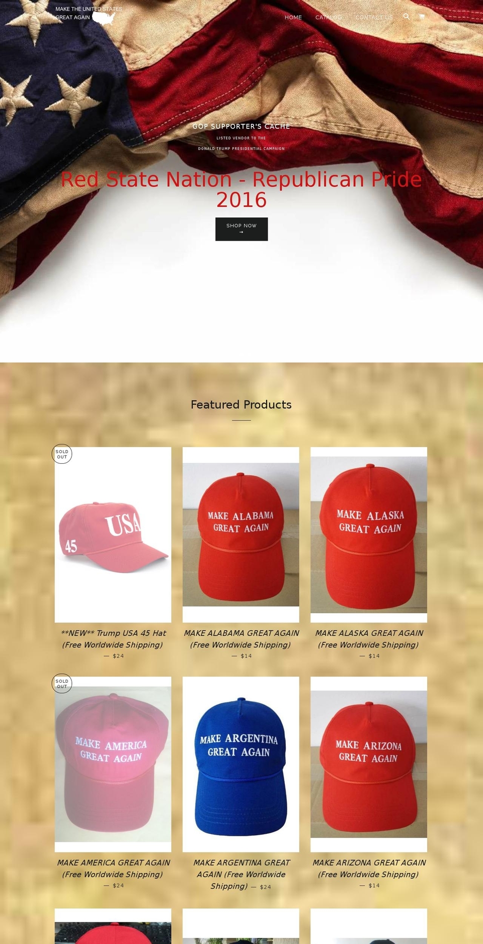 makeindiagreatagain.com shopify website screenshot