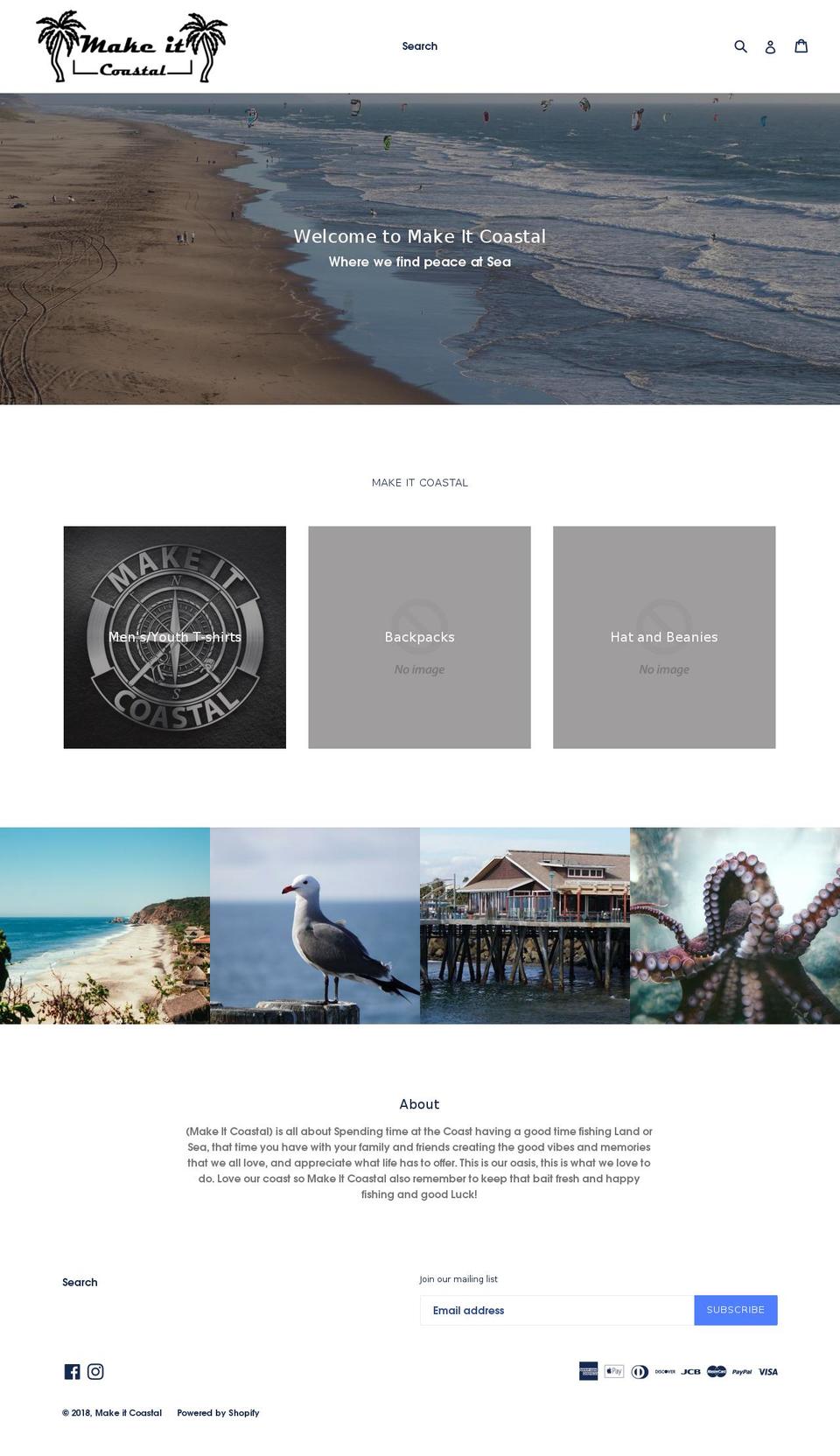 makeitcoastal.com — Shopify storefront screenshot