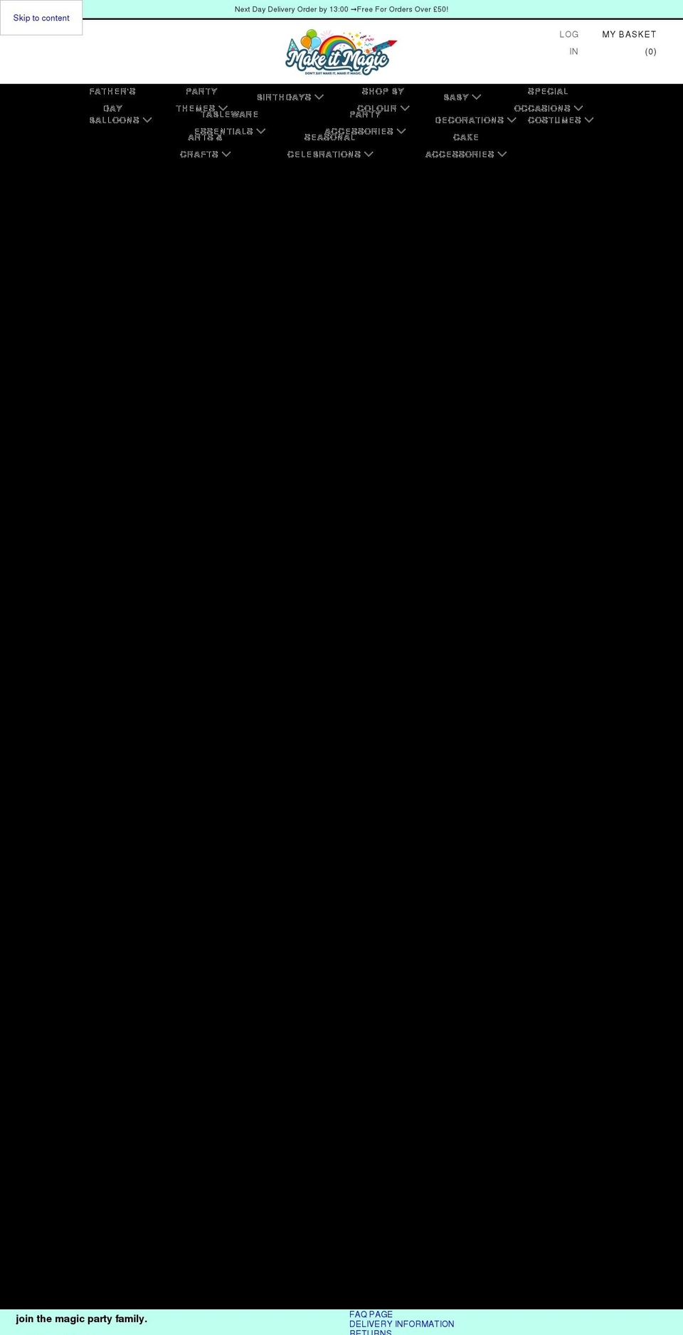 makeitmagic.co.uk shopify website screenshot