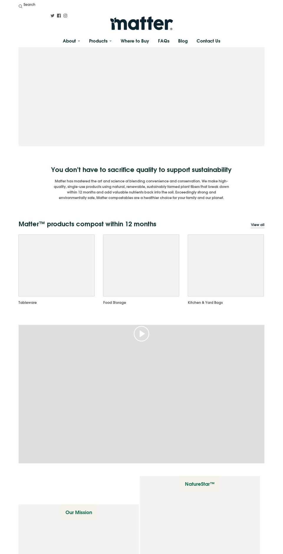 makeitmatter.com shopify website screenshot