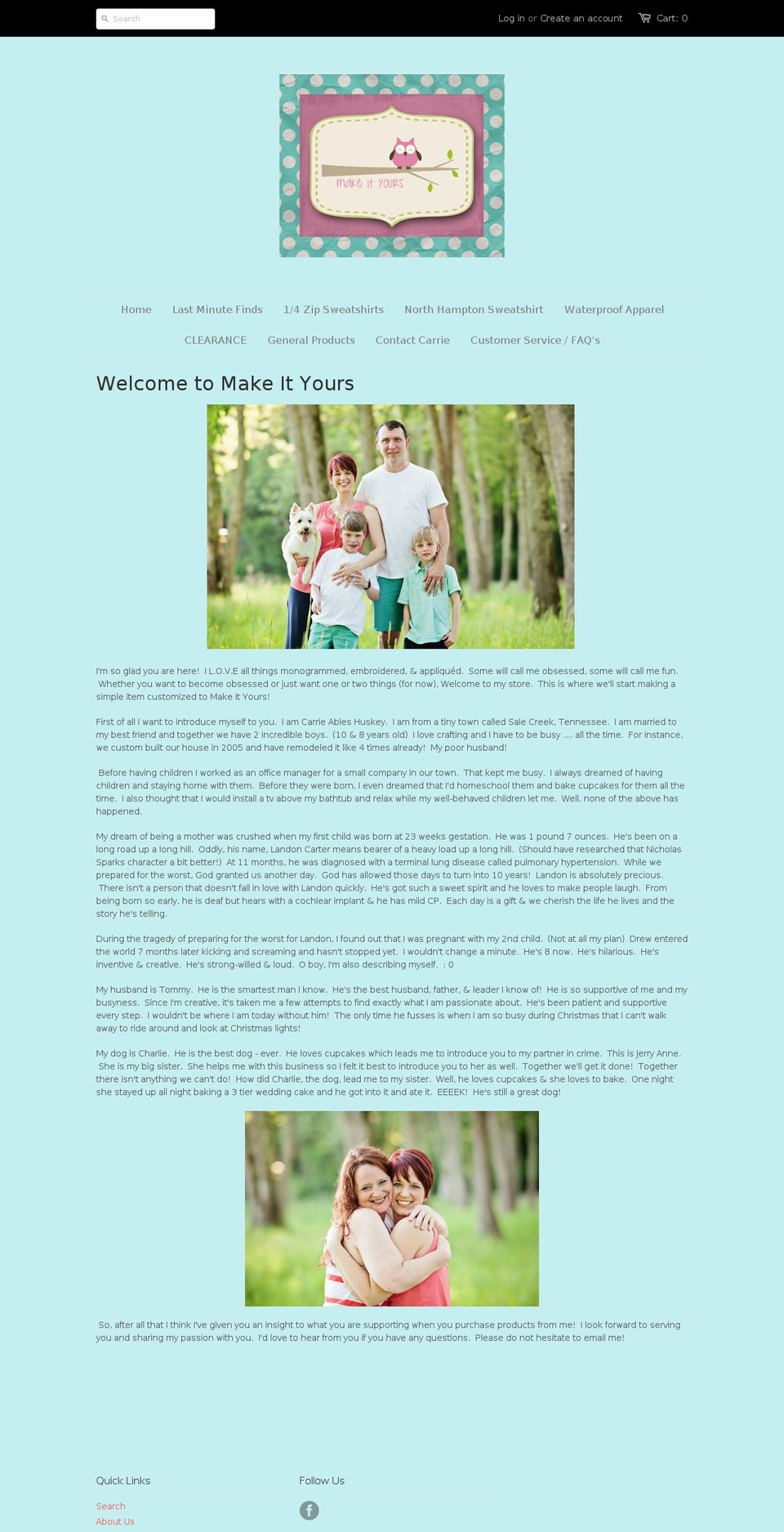 makeityoursembroidery.com shopify website screenshot