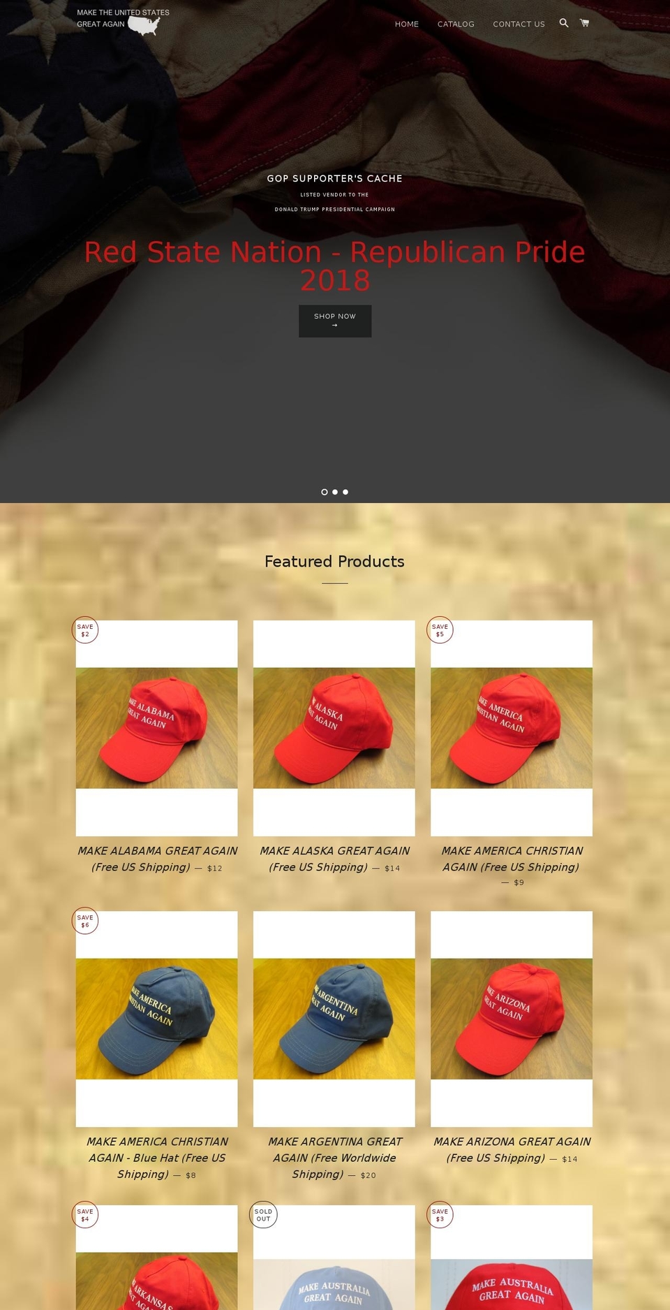 makejuliangreatagain.com — Shopify storefront screenshot